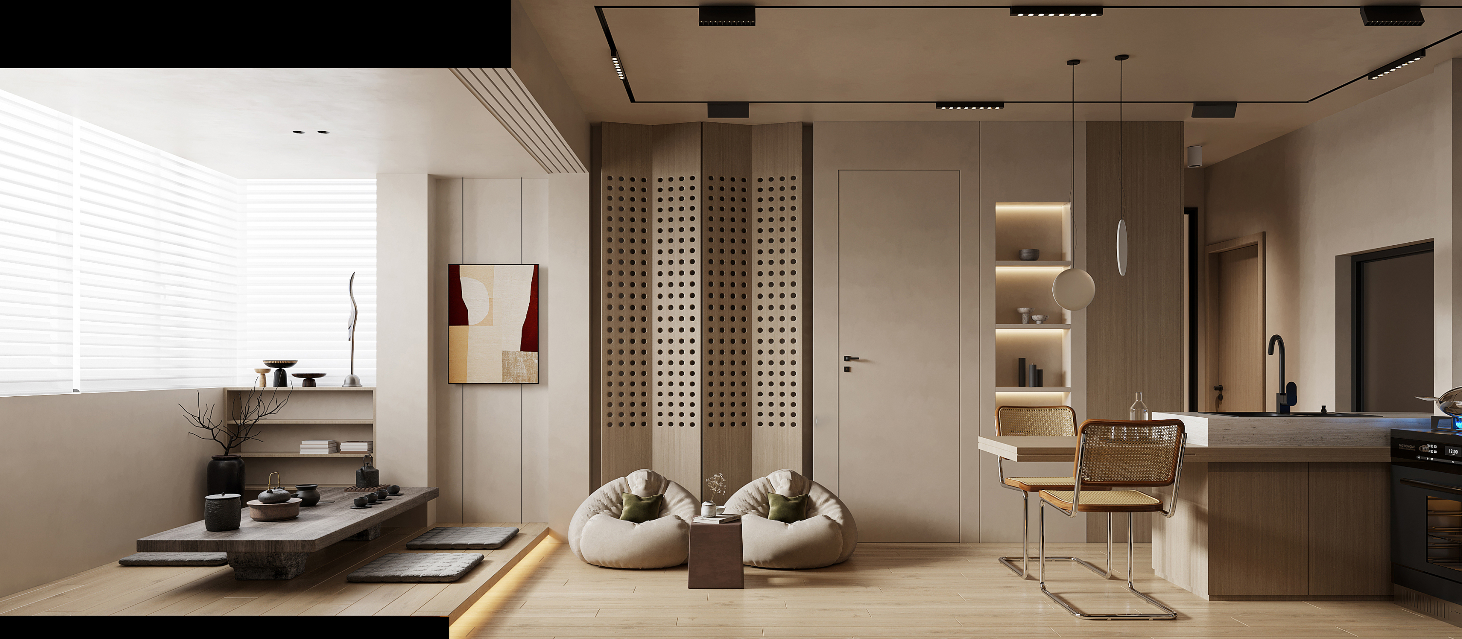 上海小户型案例丨中国上海丨 D-Young Vision东杨视觉-1