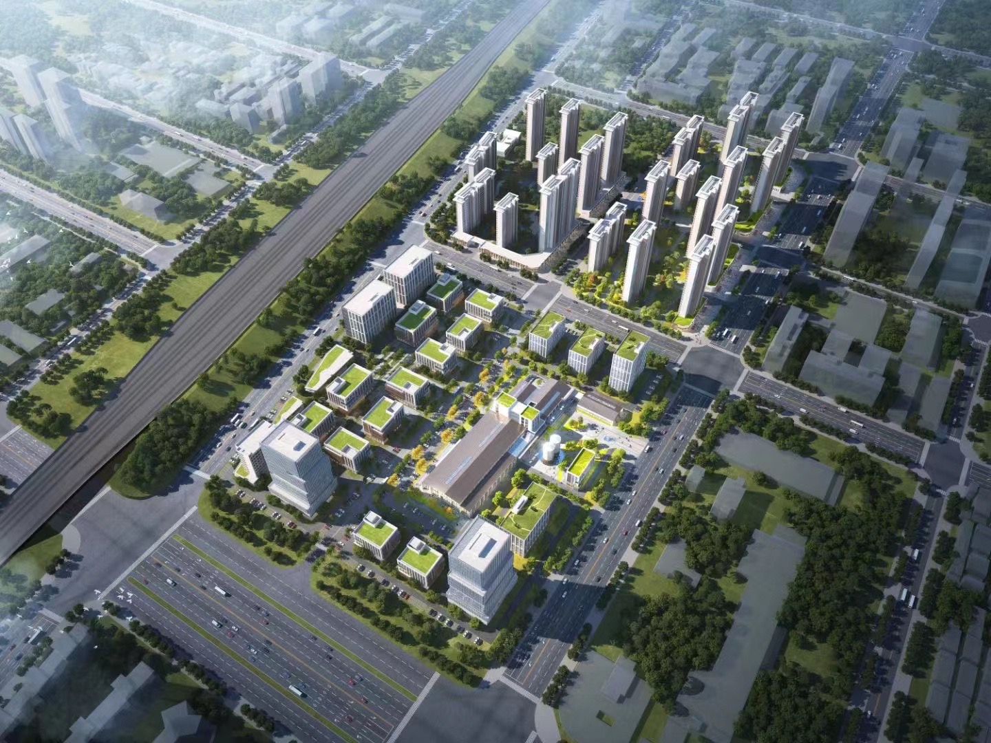 高层住宅鸟瞰丨中国北京-2