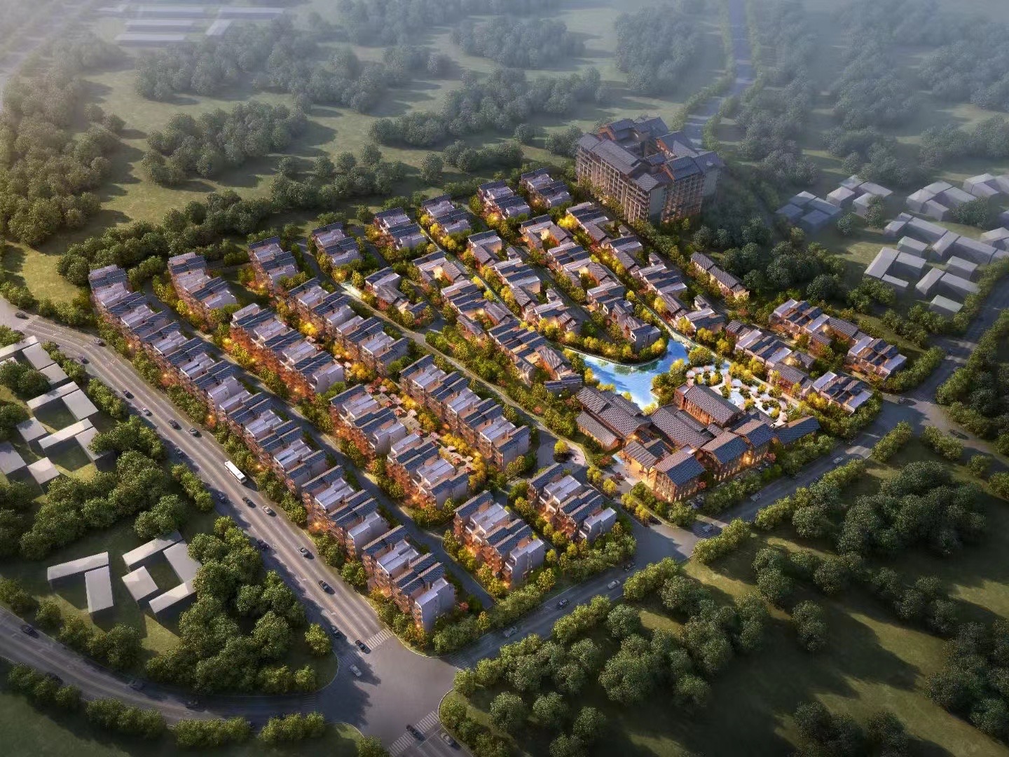 高层住宅鸟瞰丨中国北京-3