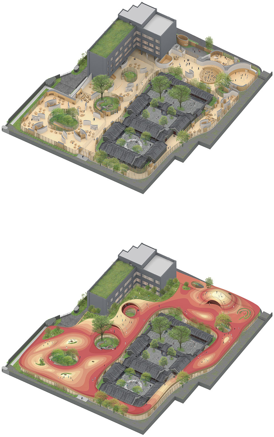 四合院幼儿园丨中国北京丨马岩松、党群、早野洋介-11