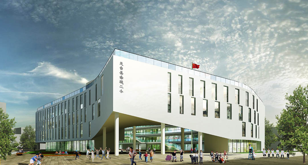 天台赤城二小学建筑丨中国台州丨零壹城市建筑事务所-2