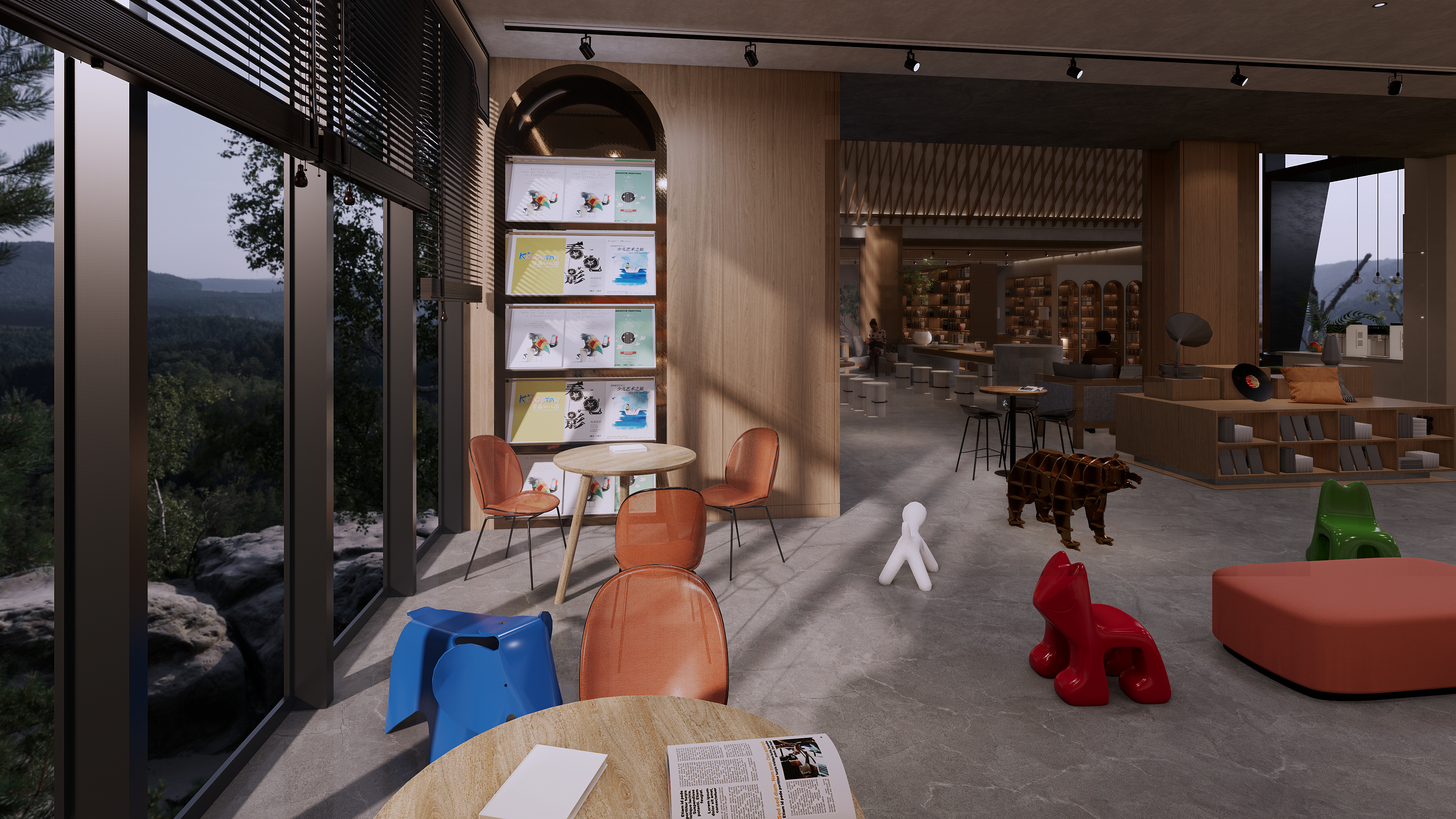 光影图书馆设计400平方米丨中国成都丨刘城宇-13