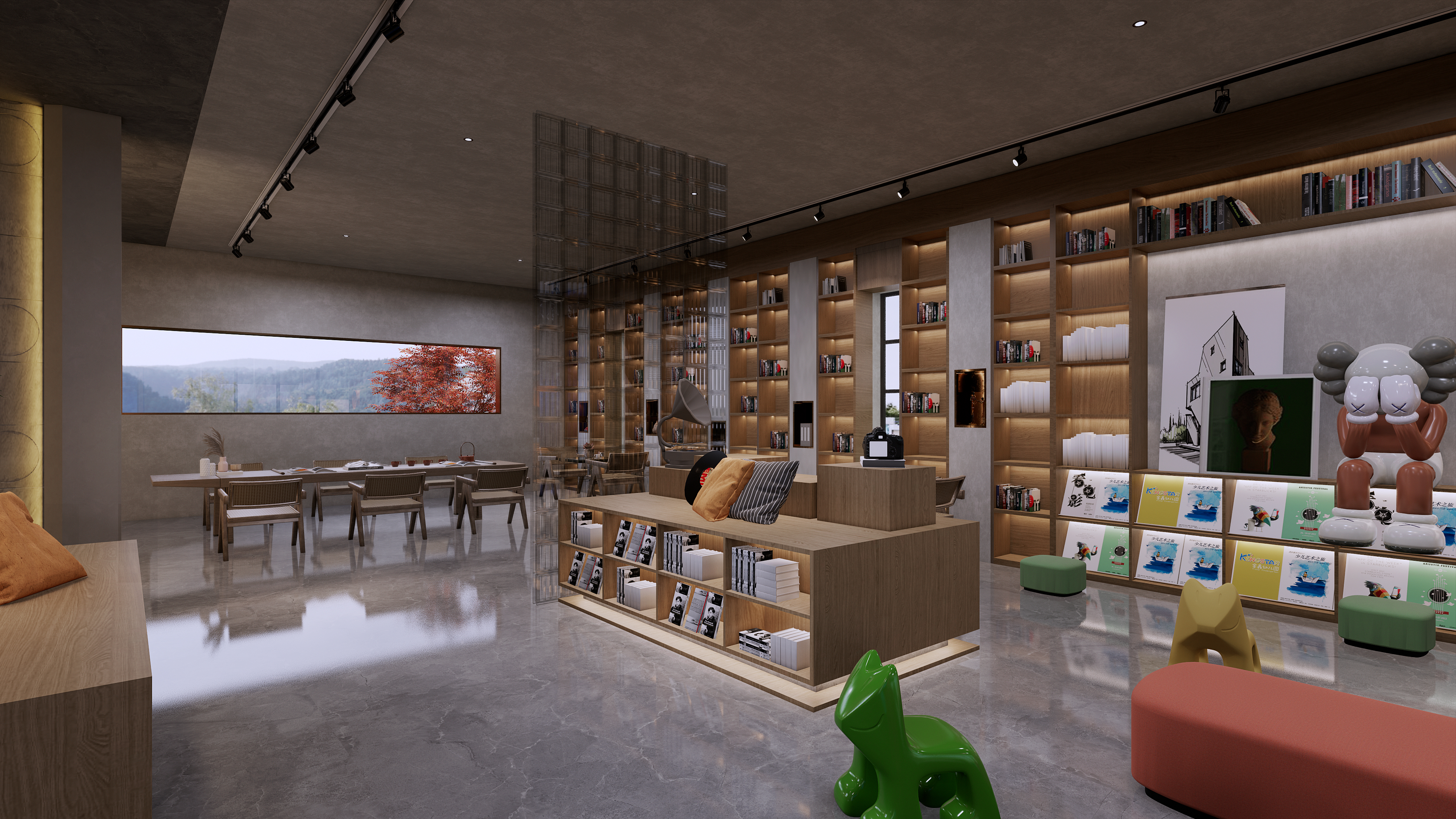 光影图书馆设计400平方米丨中国成都丨刘城宇-24