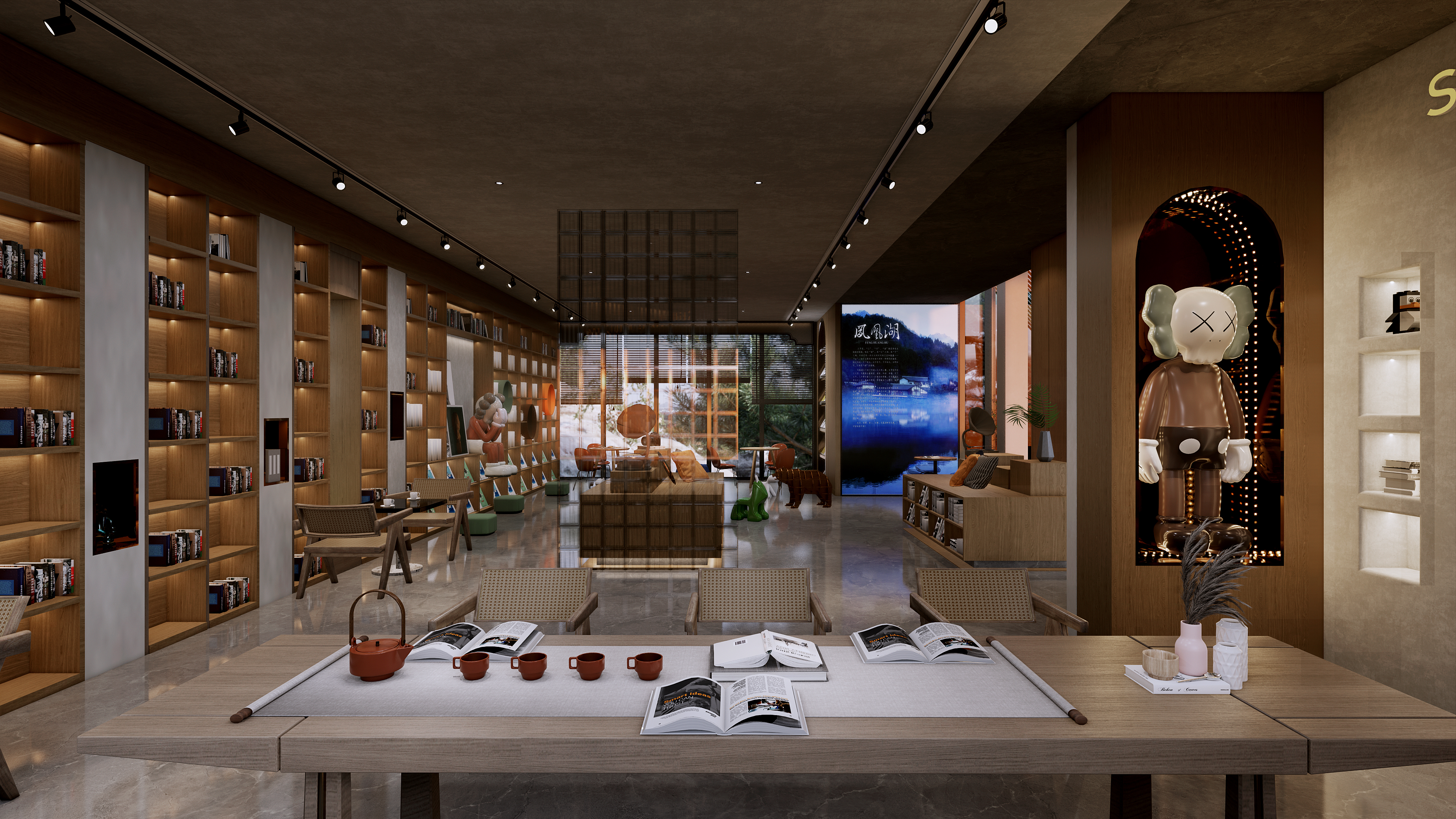 光影图书馆设计400平方米丨中国成都丨刘城宇-22