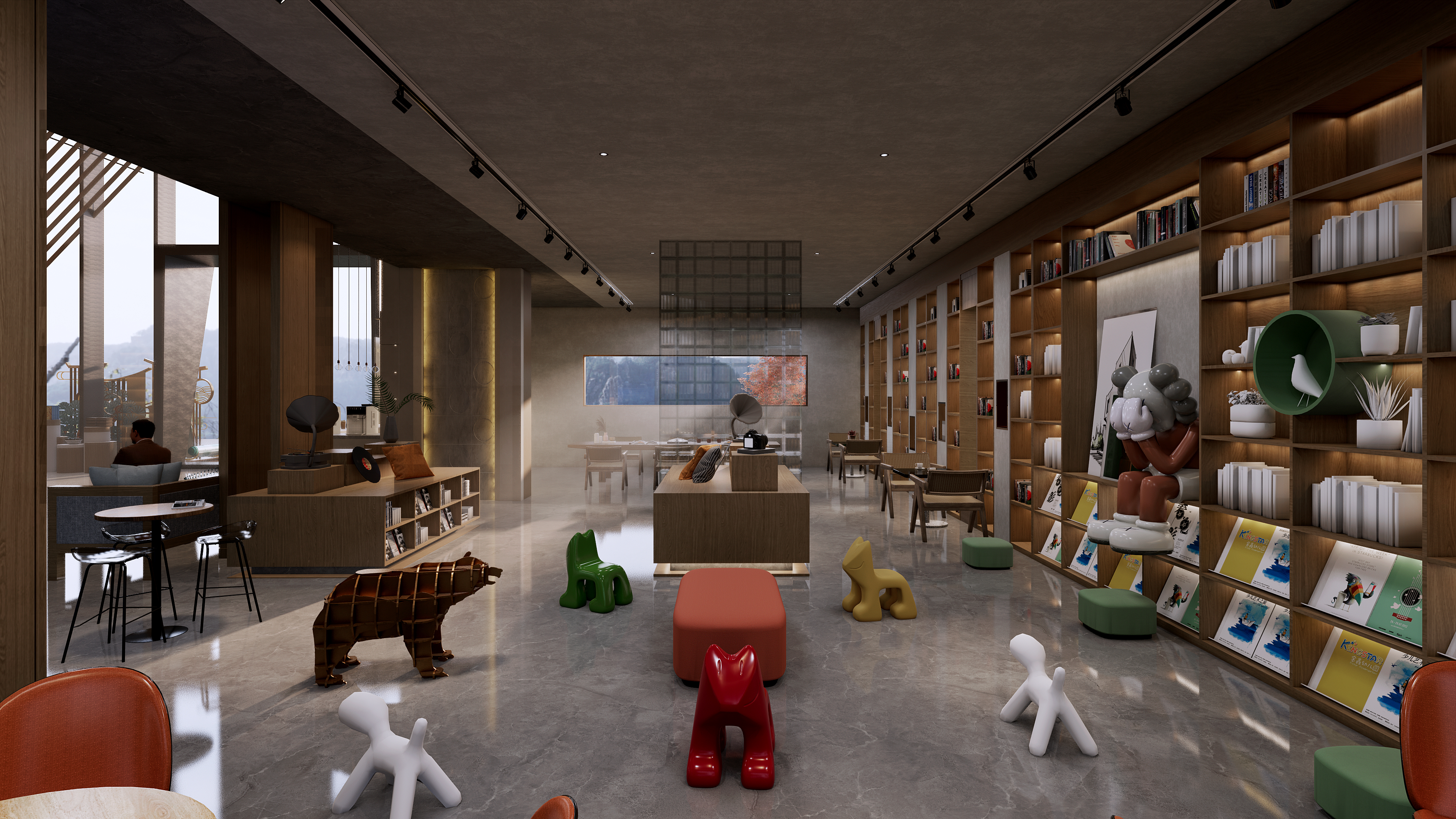 光影图书馆设计400平方米丨中国成都丨刘城宇-25
