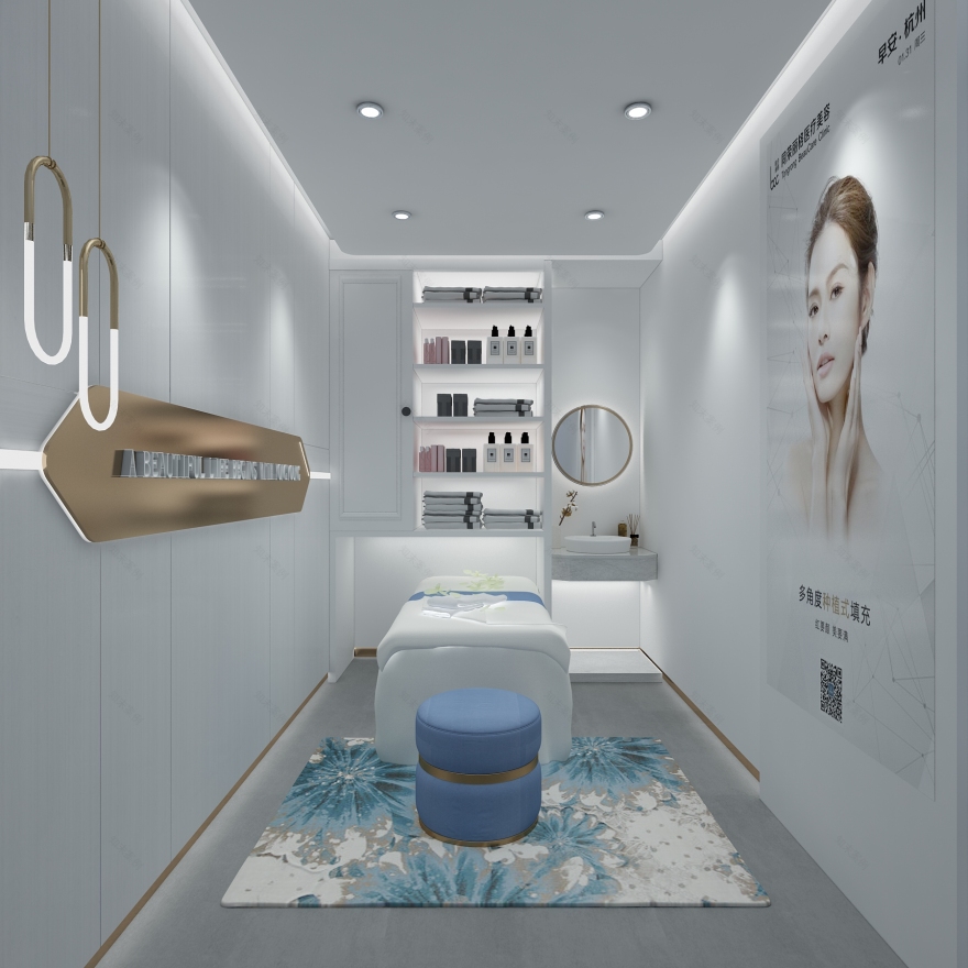 80平米美容院设计项目丨中国深圳丨NICD设计-18
