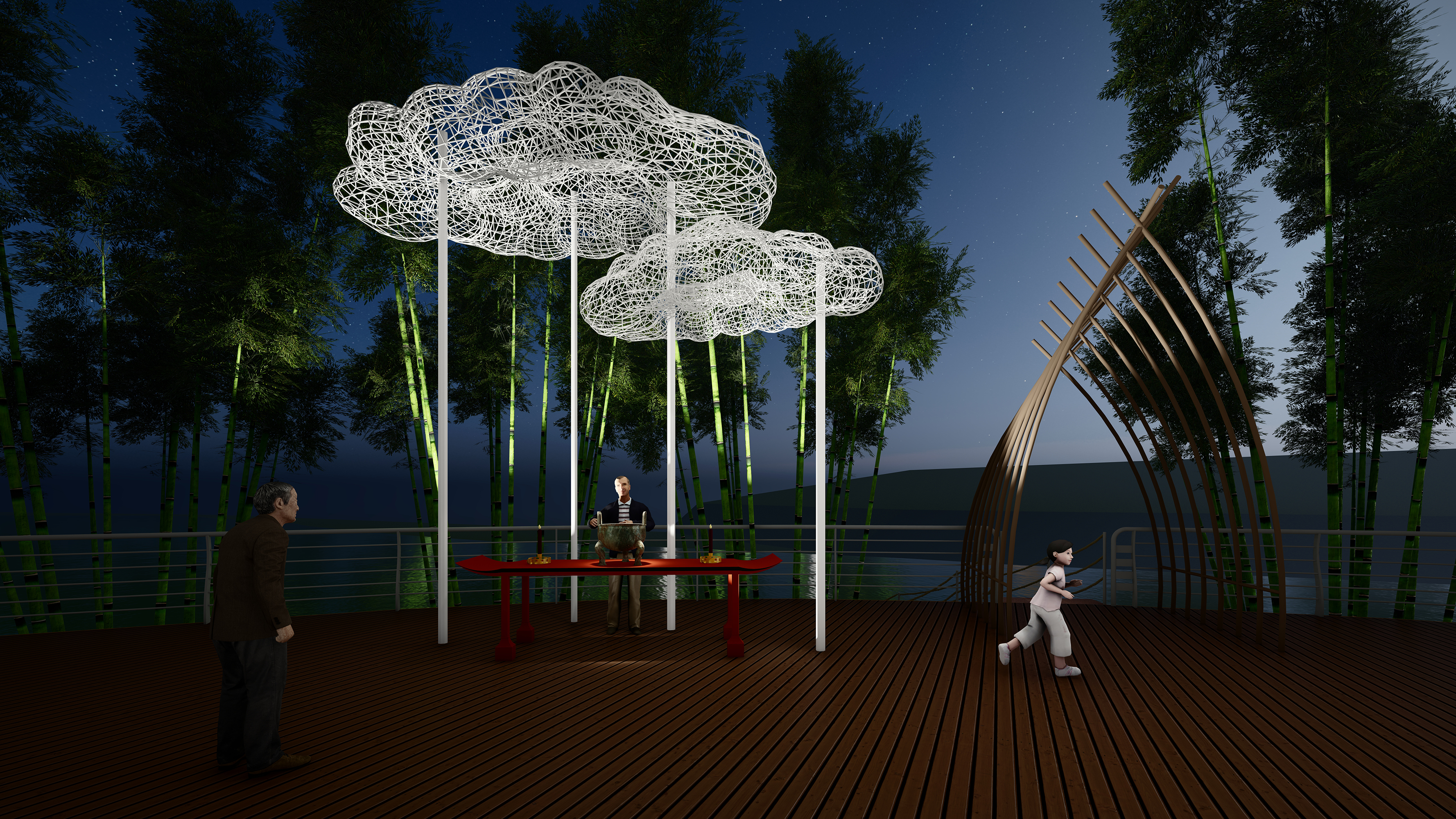 朝阳湖乡村景观小品丨中国成都丨李庚-5