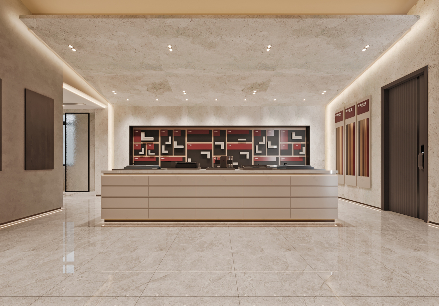 红白灰争艳,YUGN甬冠整装门窗展厅丨中国宁波丨E&C久城空间设计-26