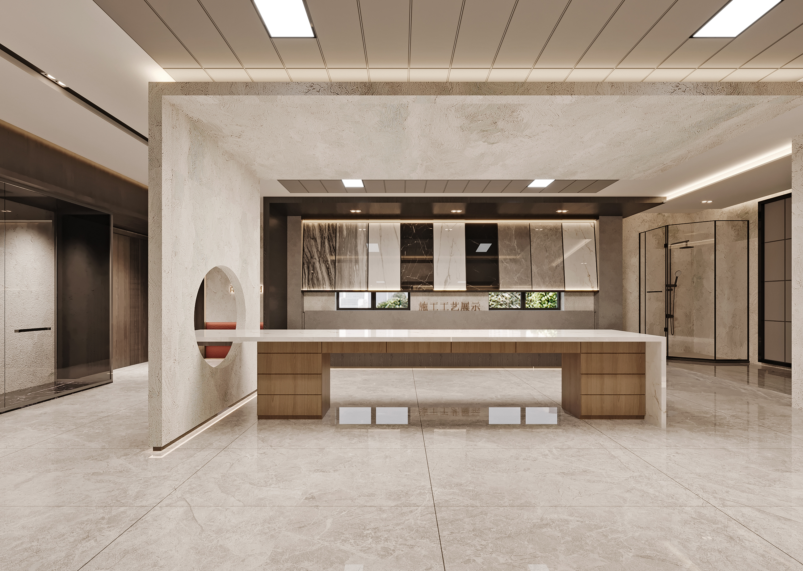 红白灰争艳,YUGN甬冠整装门窗展厅丨中国宁波丨E&C久城空间设计-27