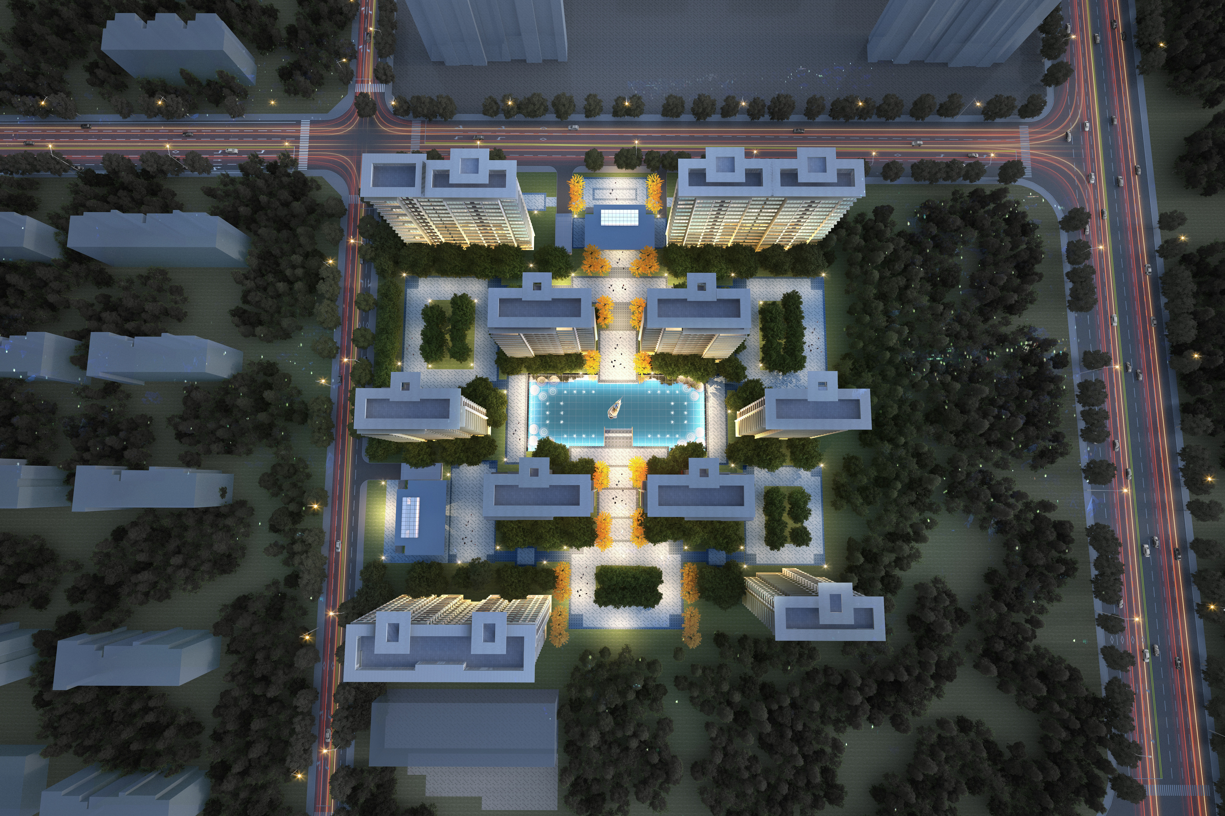 湖光山色三期丨中国西安丨建筑工匠-7