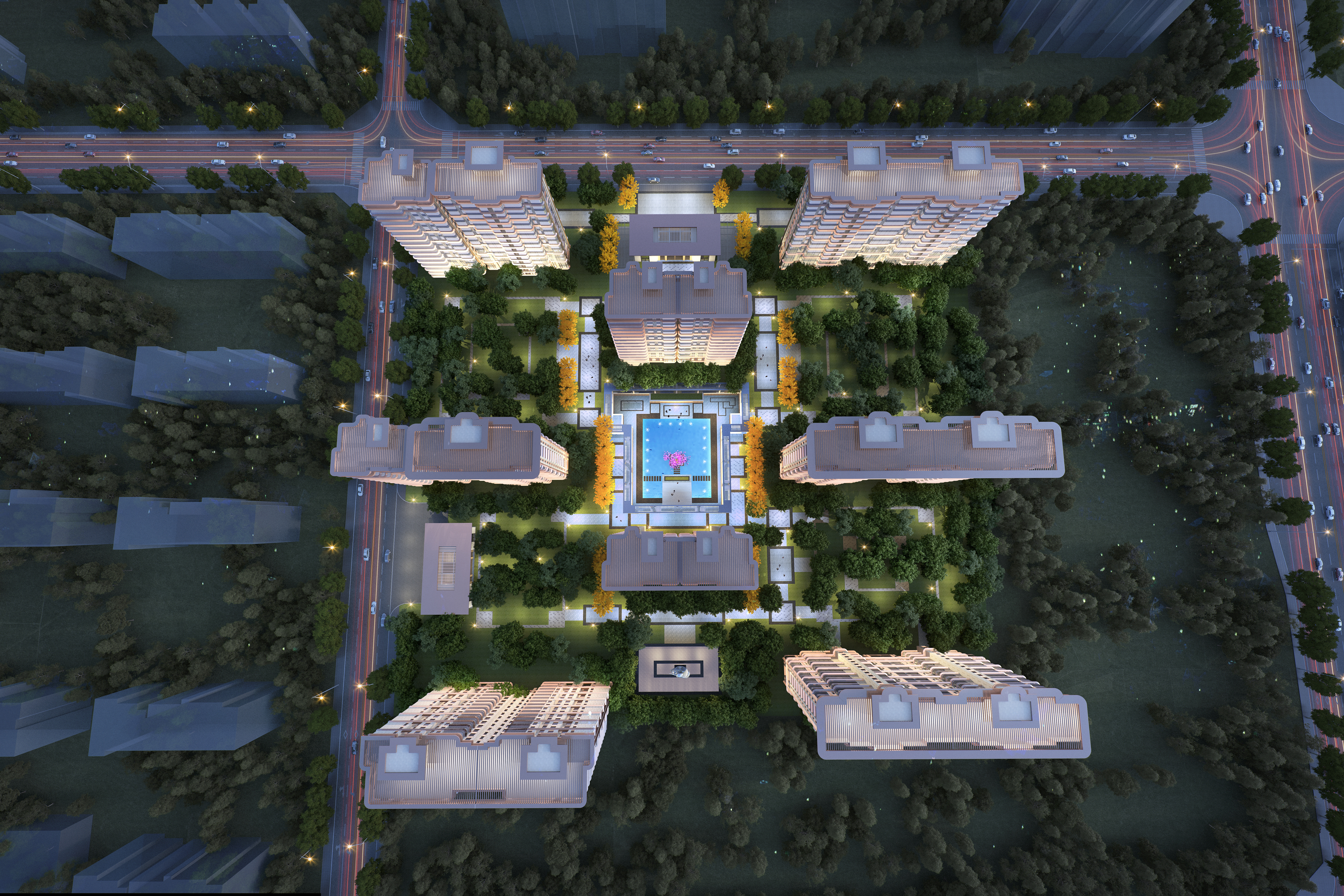 湖光山色三期丨中国西安丨建筑工匠-13