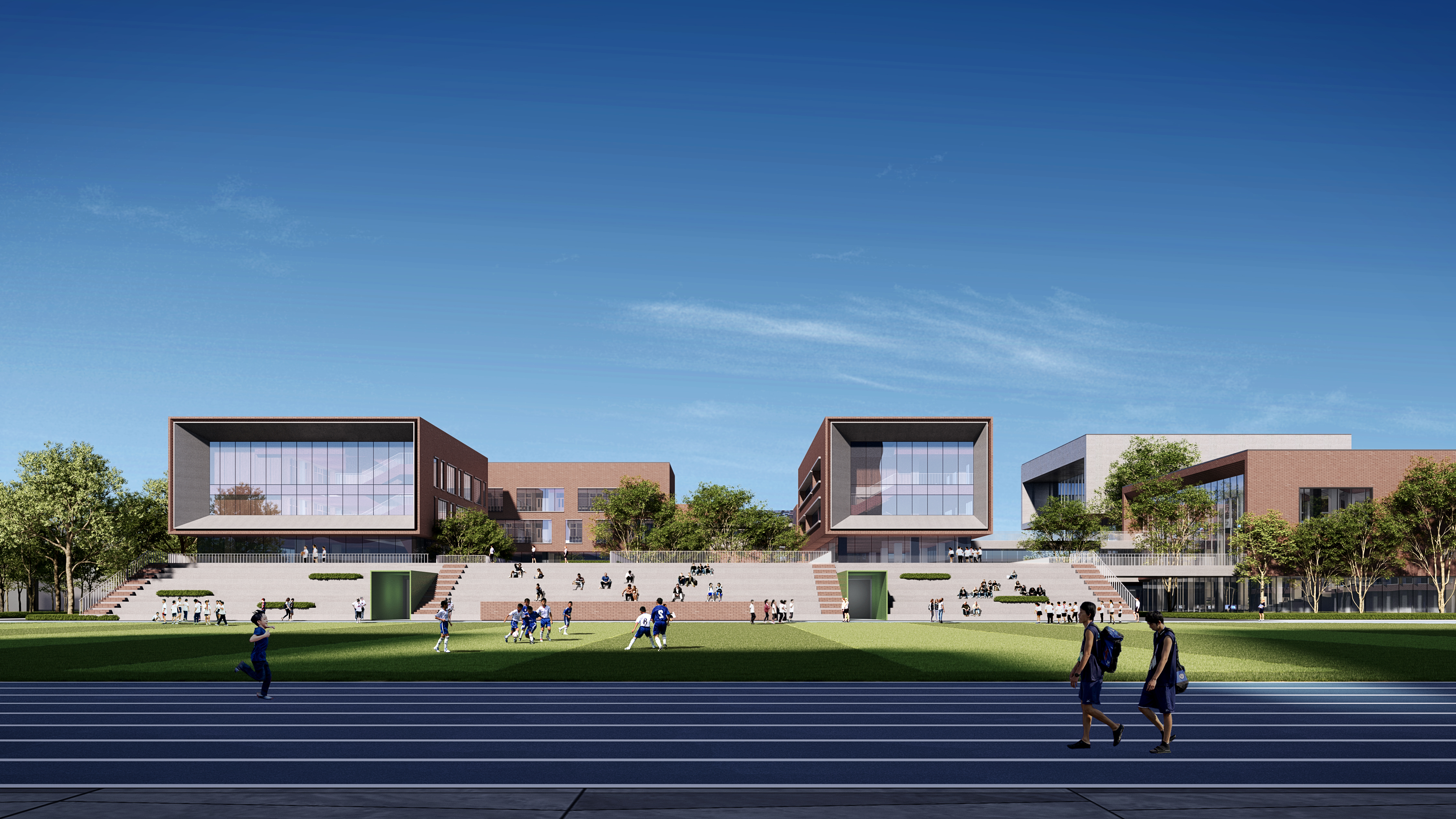 新疆九年义务学校丨中国塔城地区丨尹建筑总师-5