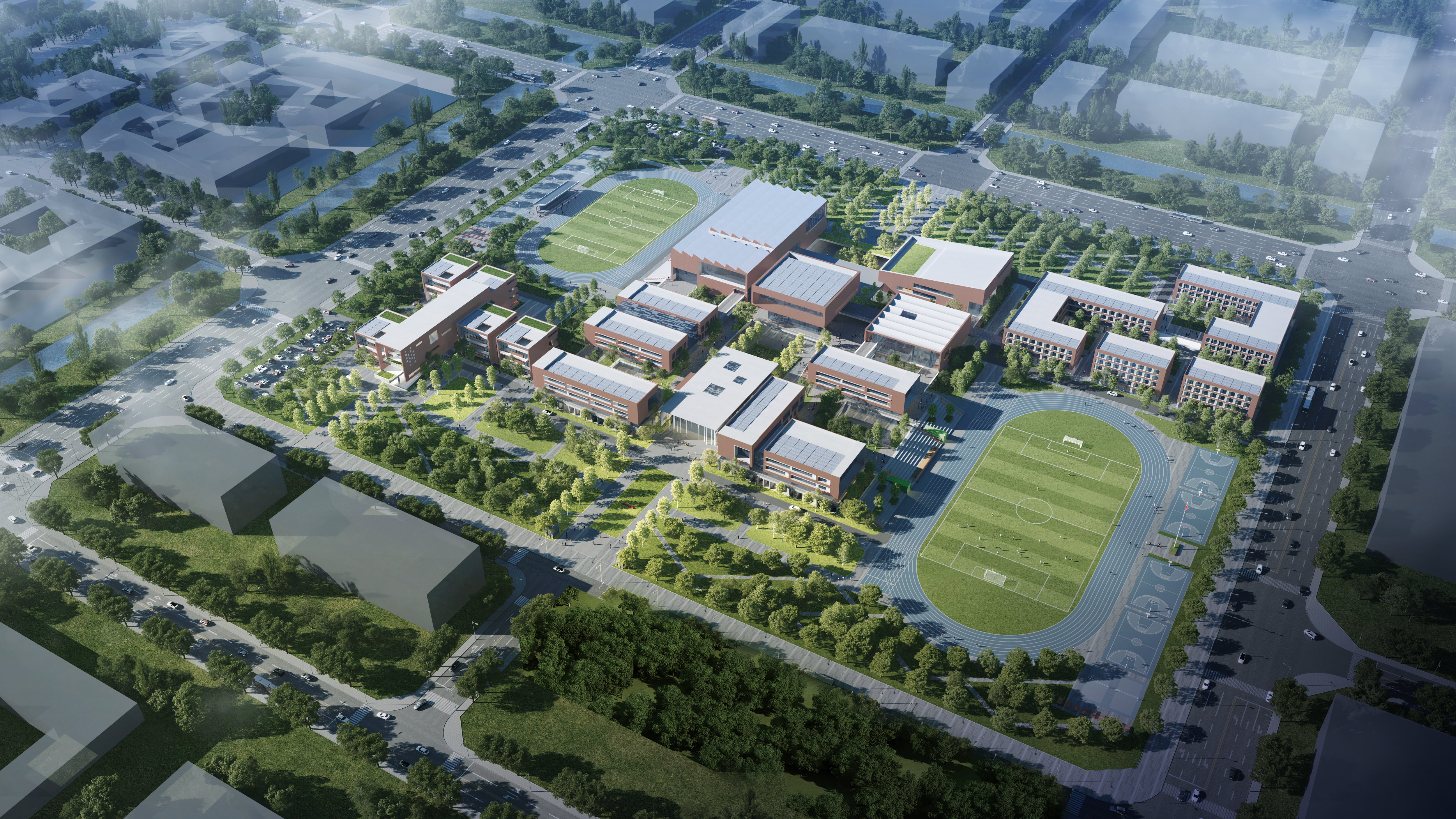 新疆九年义务学校丨中国塔城地区丨尹建筑总师-9