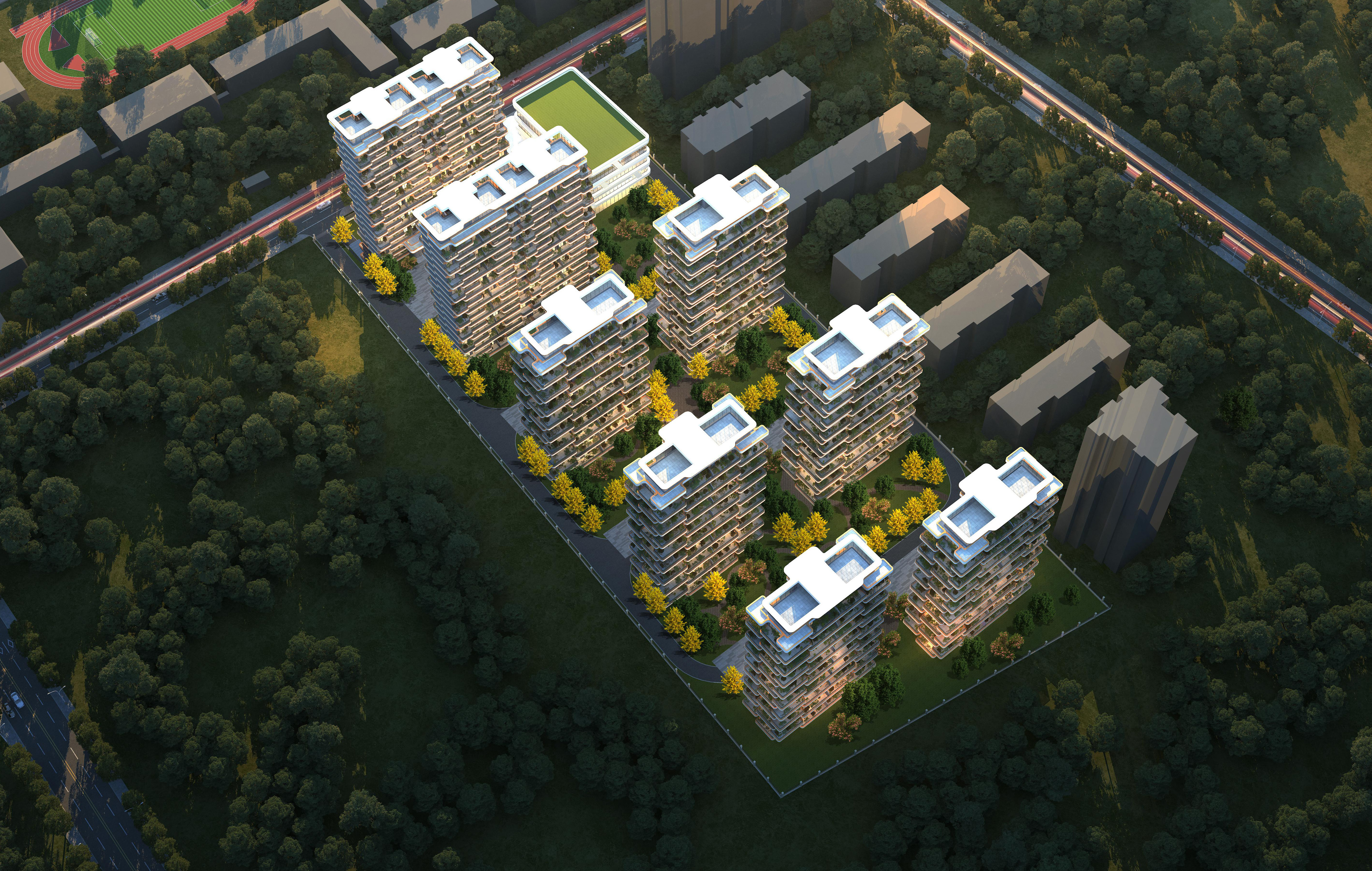 鄠邑第四代住宅丨中国西安丨尹建筑总师-7