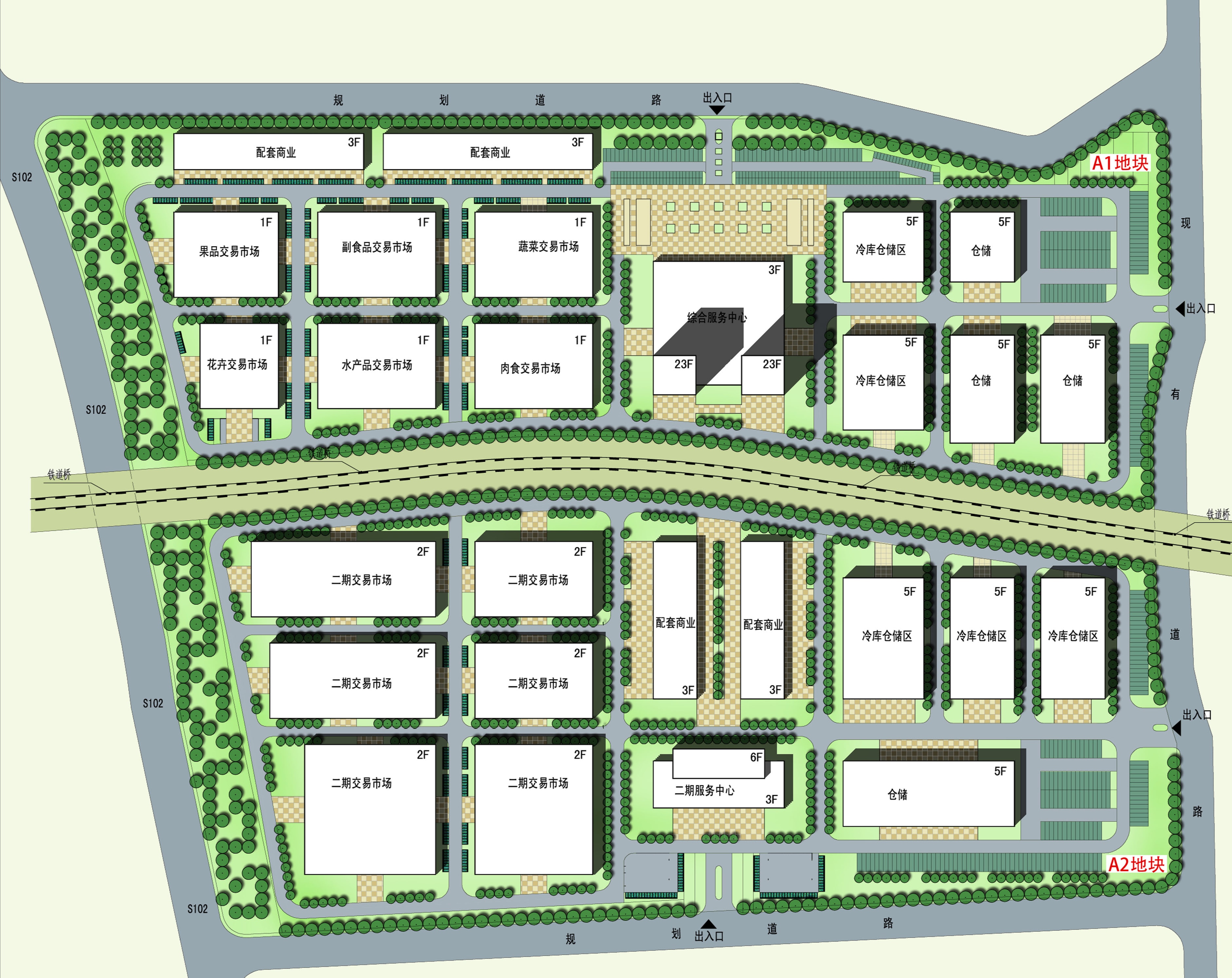 农产品交易中心丨中国巴音郭楞蒙古自治州丨本源设计-5