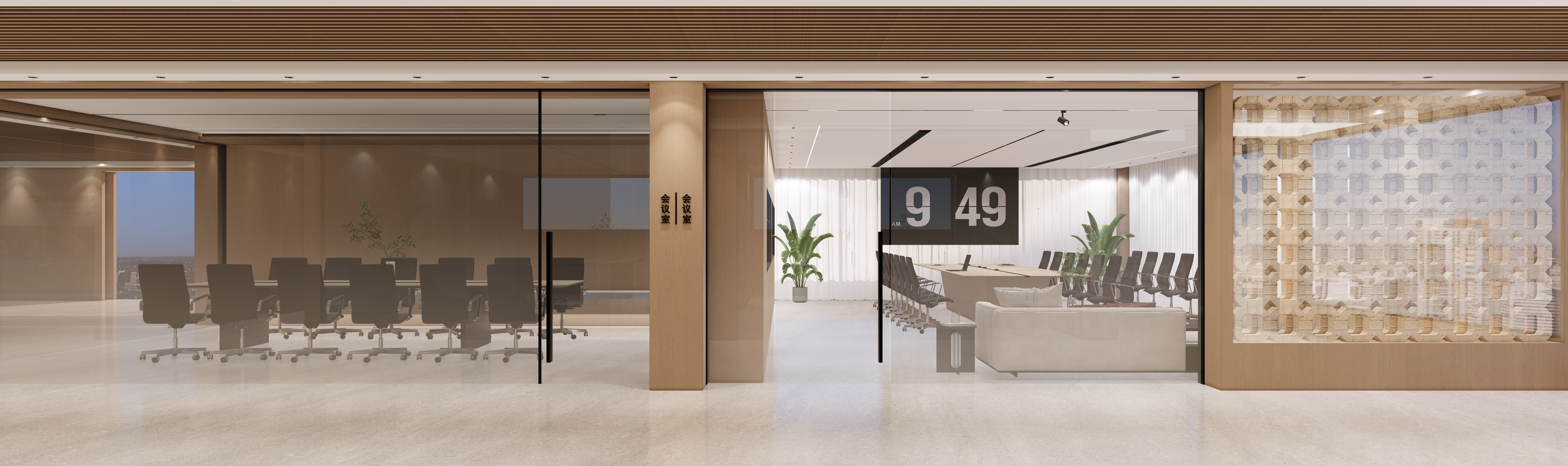 郑州中科集团500㎡现代化办公层丨中国郑州丨吕志恒-1