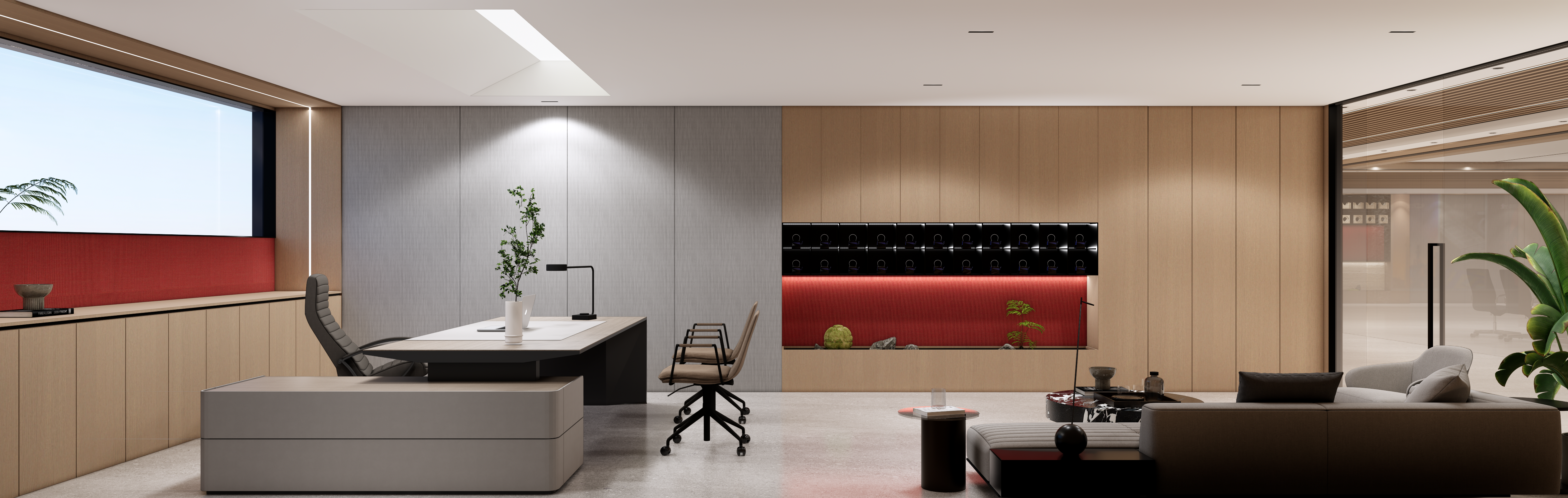 郑州中科集团500㎡现代化办公层丨中国郑州丨吕志恒-3