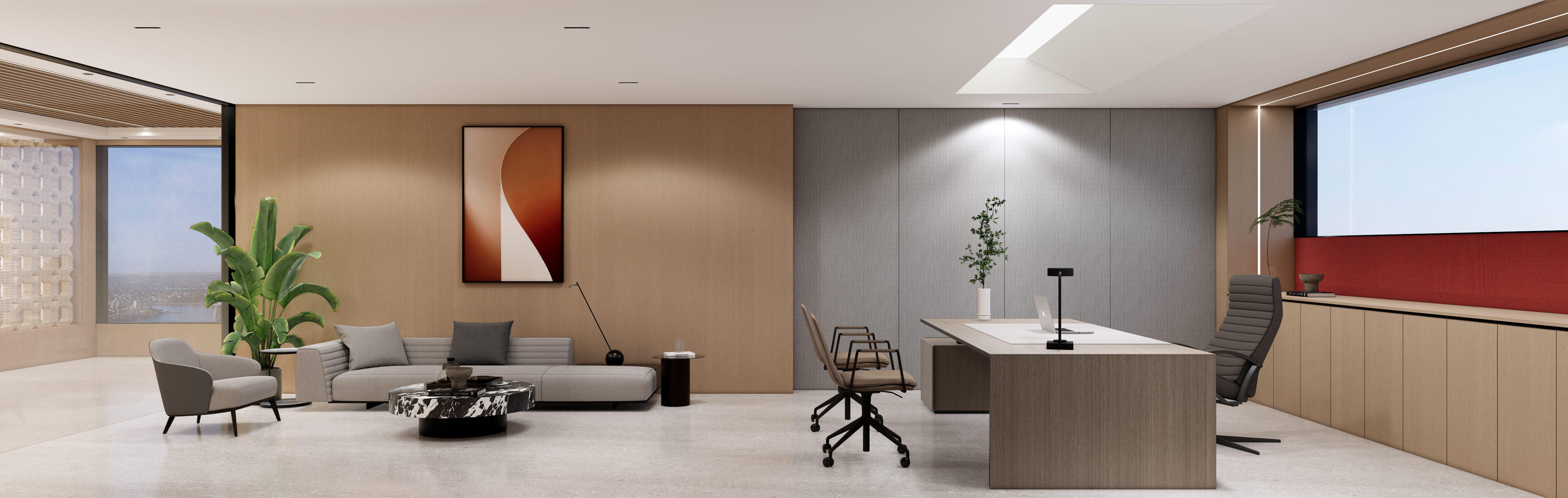 郑州中科集团500㎡现代化办公层丨中国郑州丨吕志恒-4