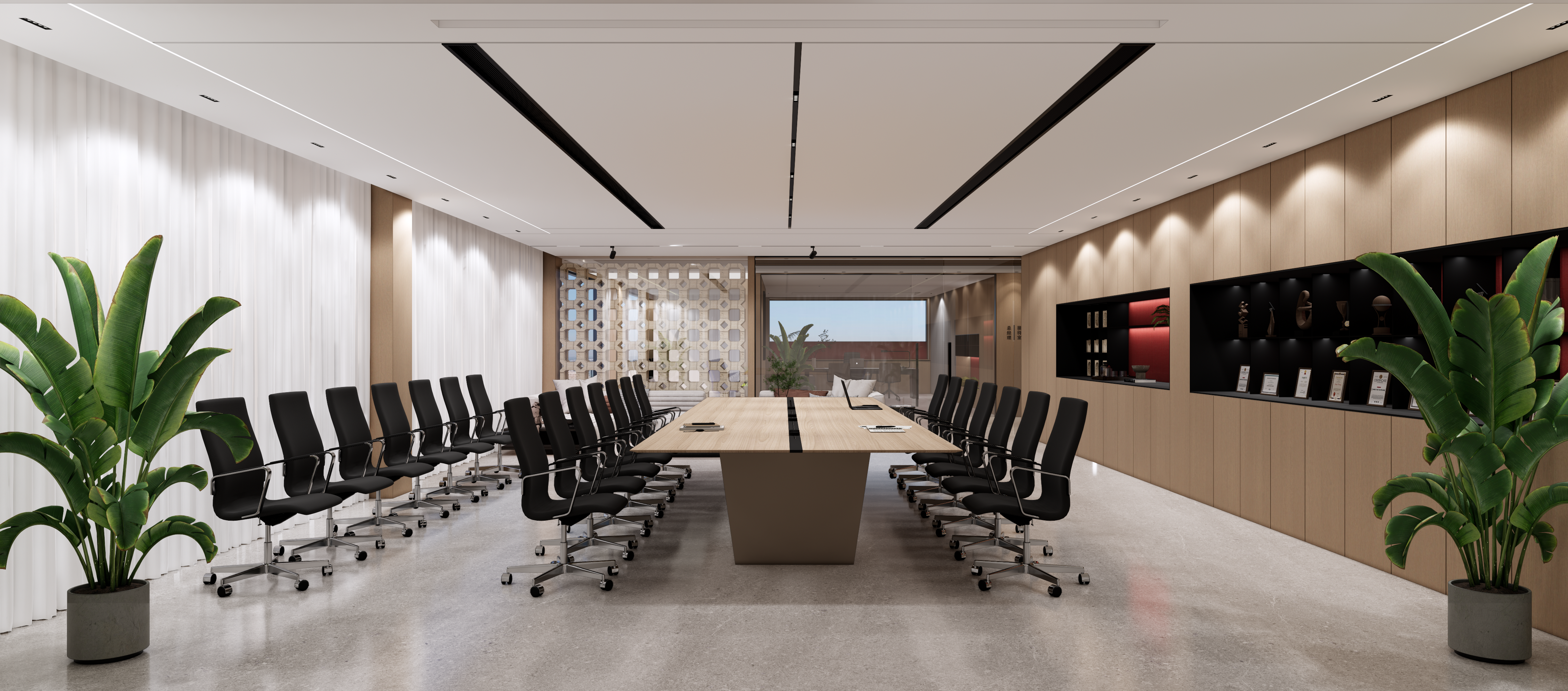 郑州中科集团500㎡现代化办公层丨中国郑州丨吕志恒-7