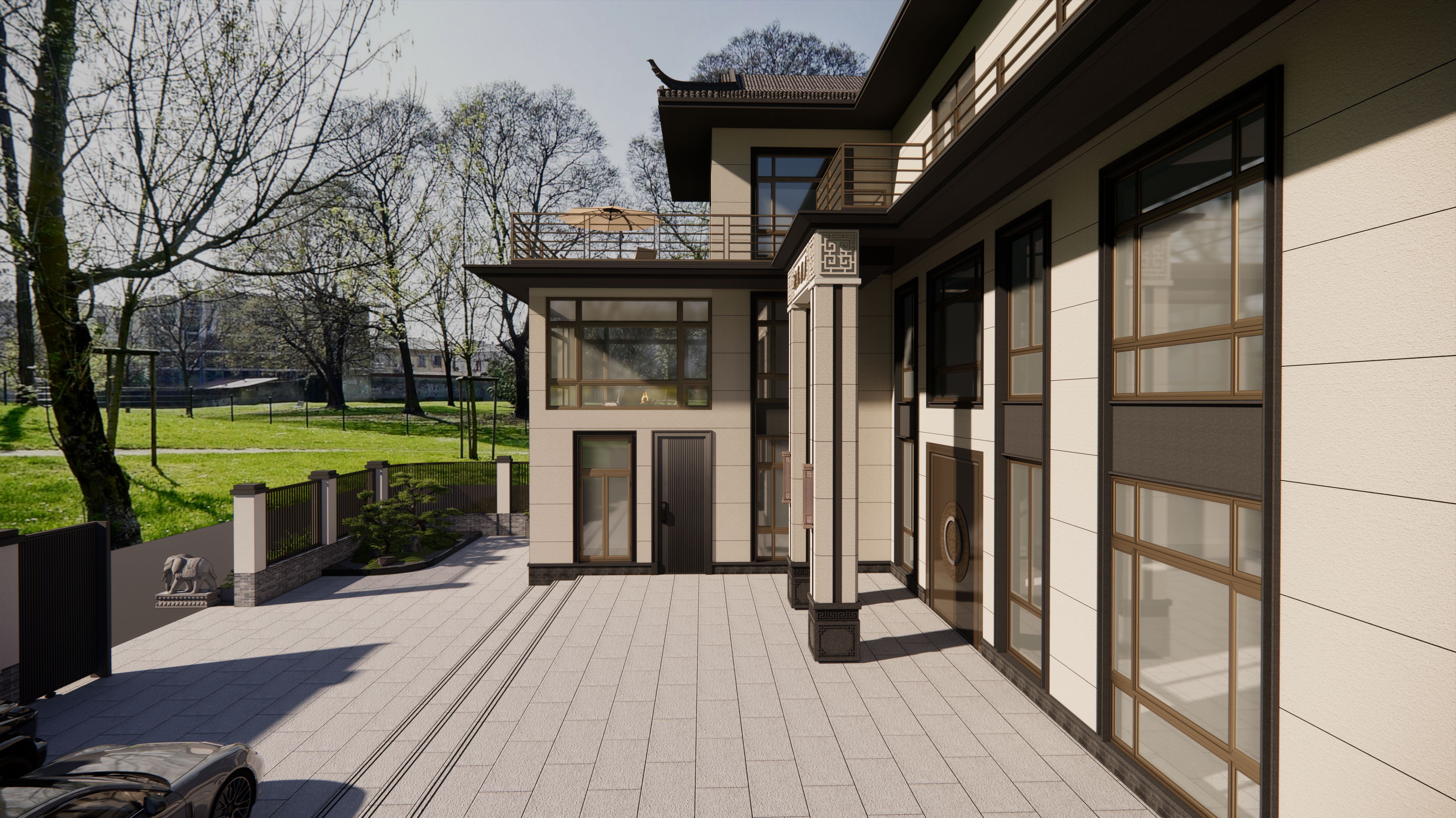 自建900平方米别墅私宅丨中国南京丨张大辉-11