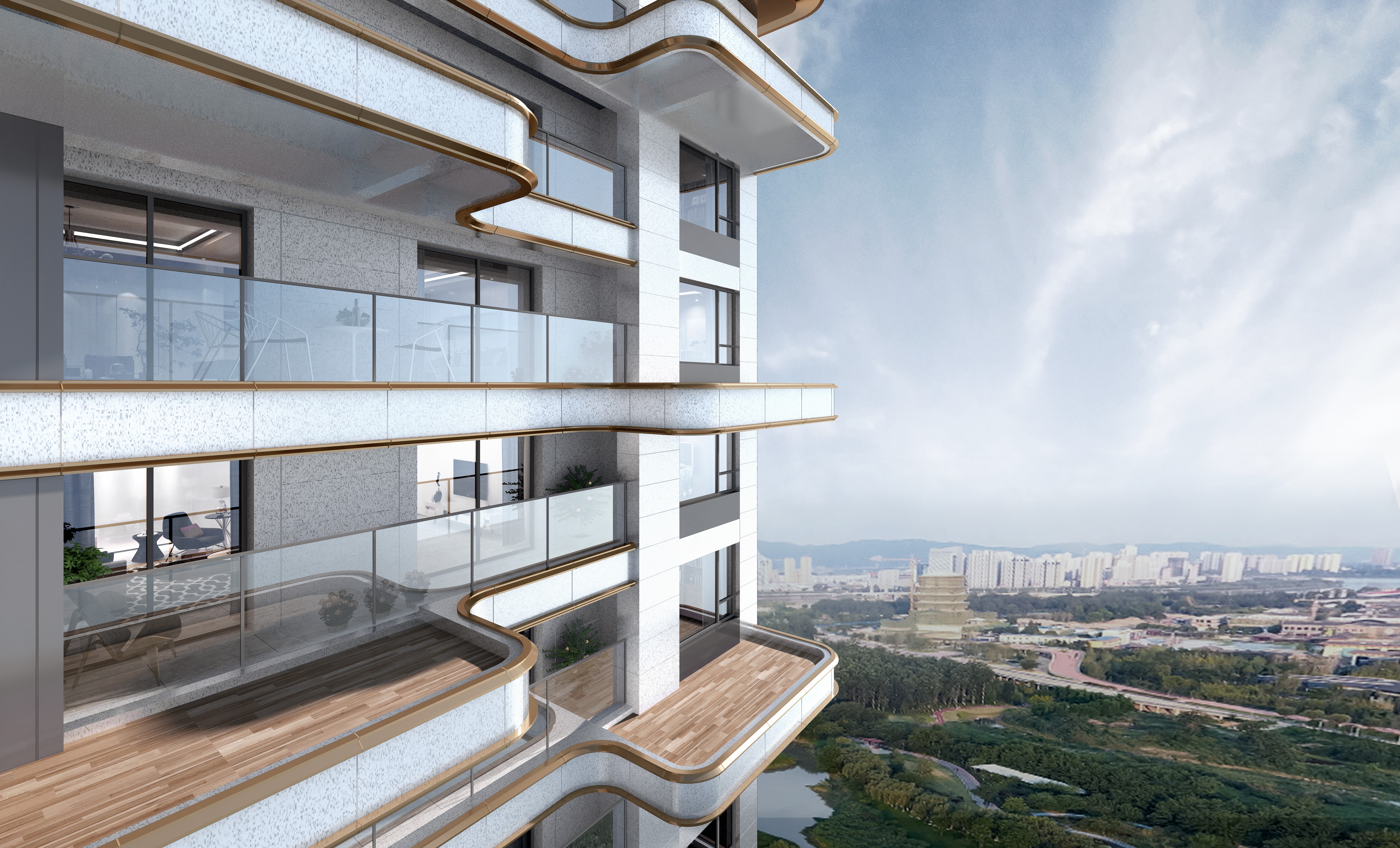 西安星河天汇四代住宅丨中国西安丨厦门上城建筑设计有限-1