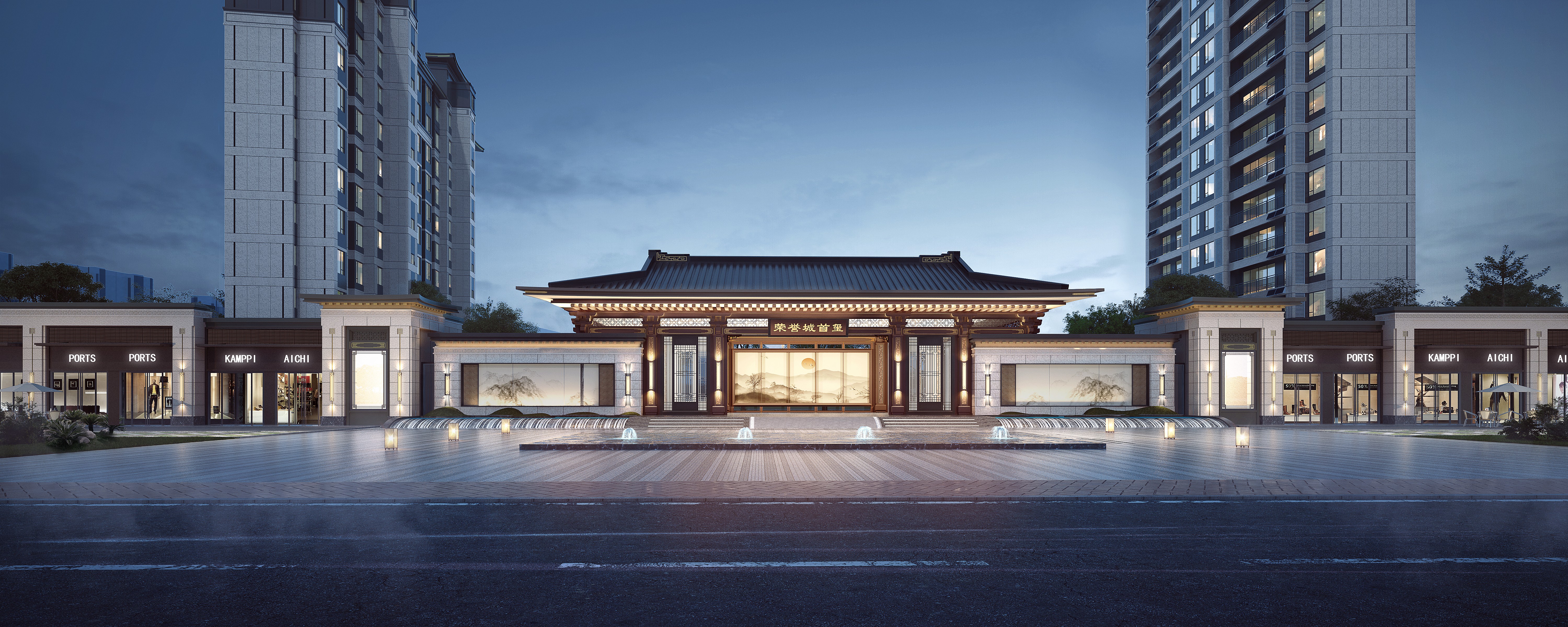 荣誉集团阜南新中式住宅项目丨中国阜阳丨厦门上城建筑设计院-0