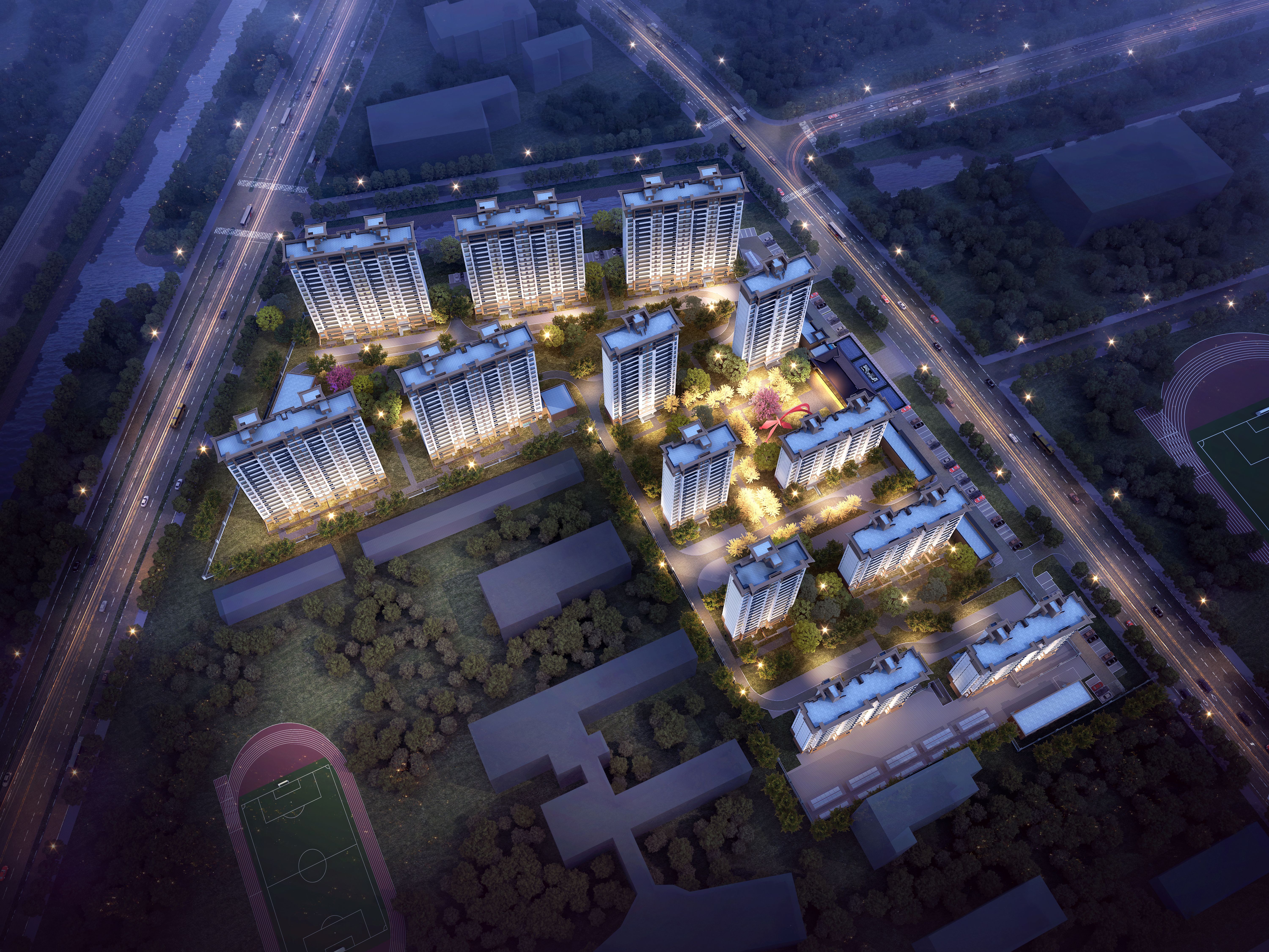 荣誉集团阜南新中式住宅项目丨中国阜阳丨厦门上城建筑设计院-6