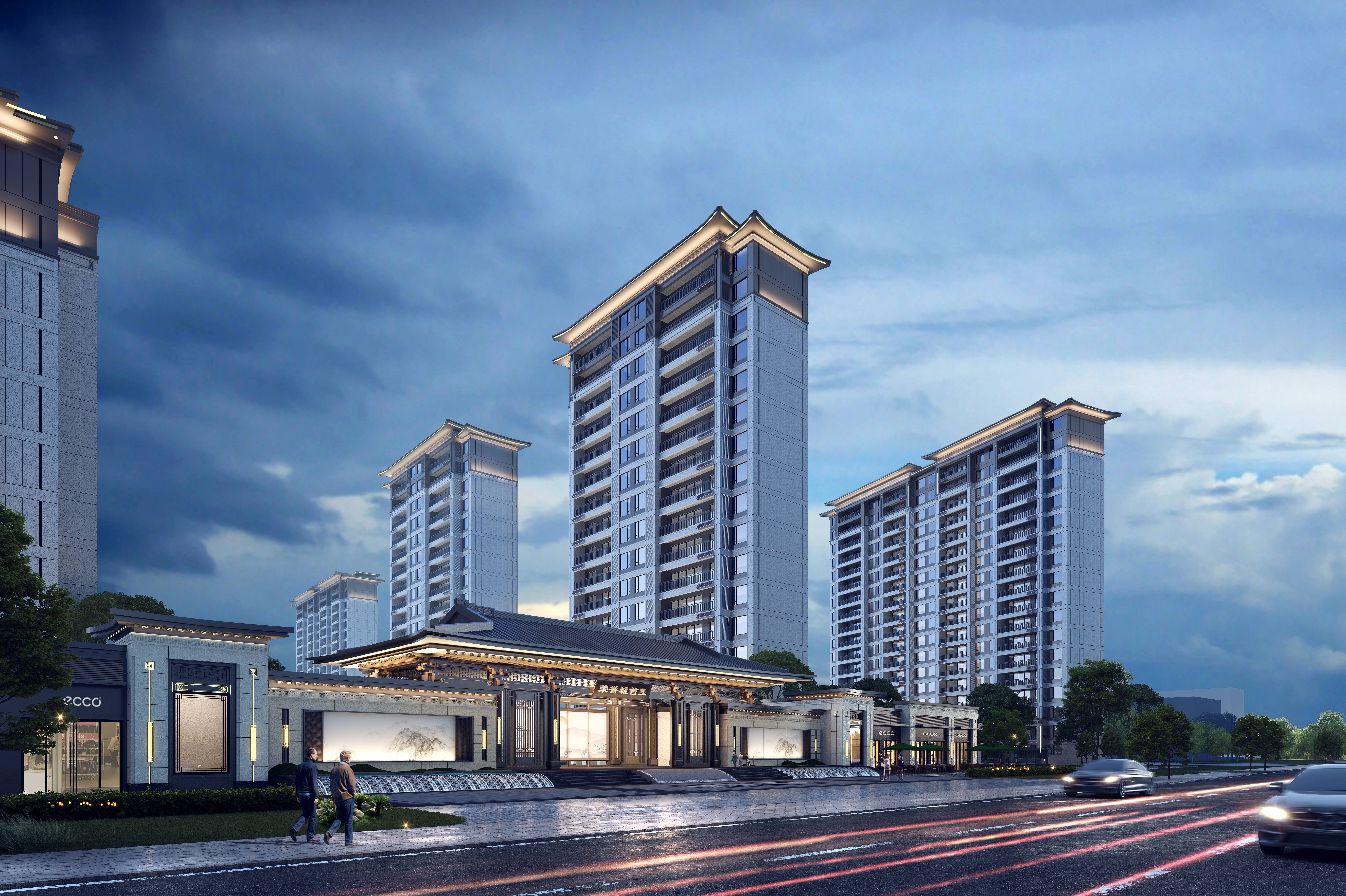 荣誉集团阜南新中式住宅项目丨中国阜阳丨厦门上城建筑设计院-5