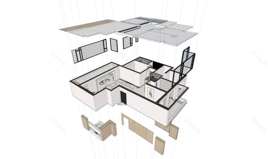 208㎡壕味精装房爆改极简原木风丨中国长沙丨東乙建设-31