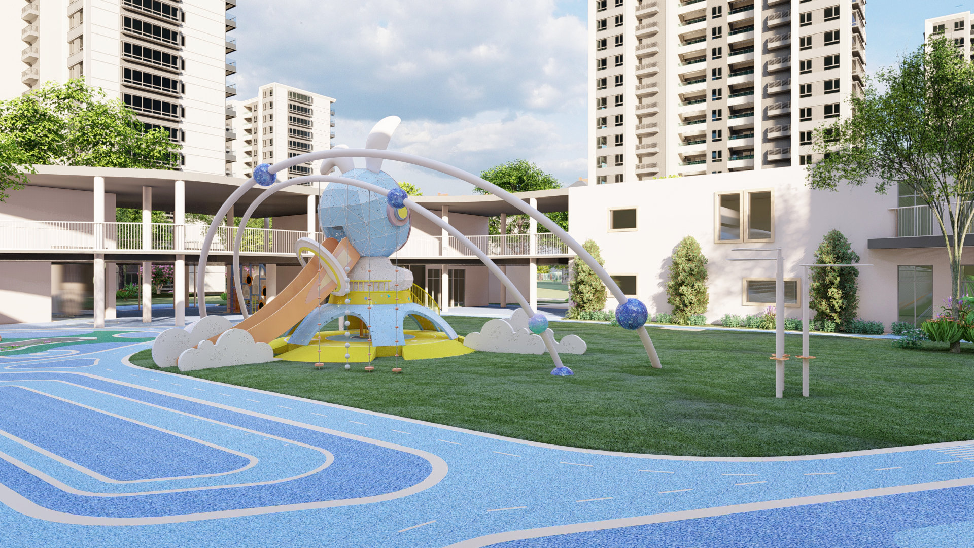 杭州富阳区第六幼儿园游乐设施设计丨中国杭州丨浙江巧迪设计-8