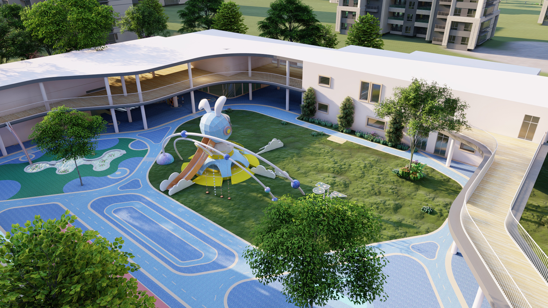 杭州富阳区第六幼儿园游乐设施设计丨中国杭州丨浙江巧迪设计-7