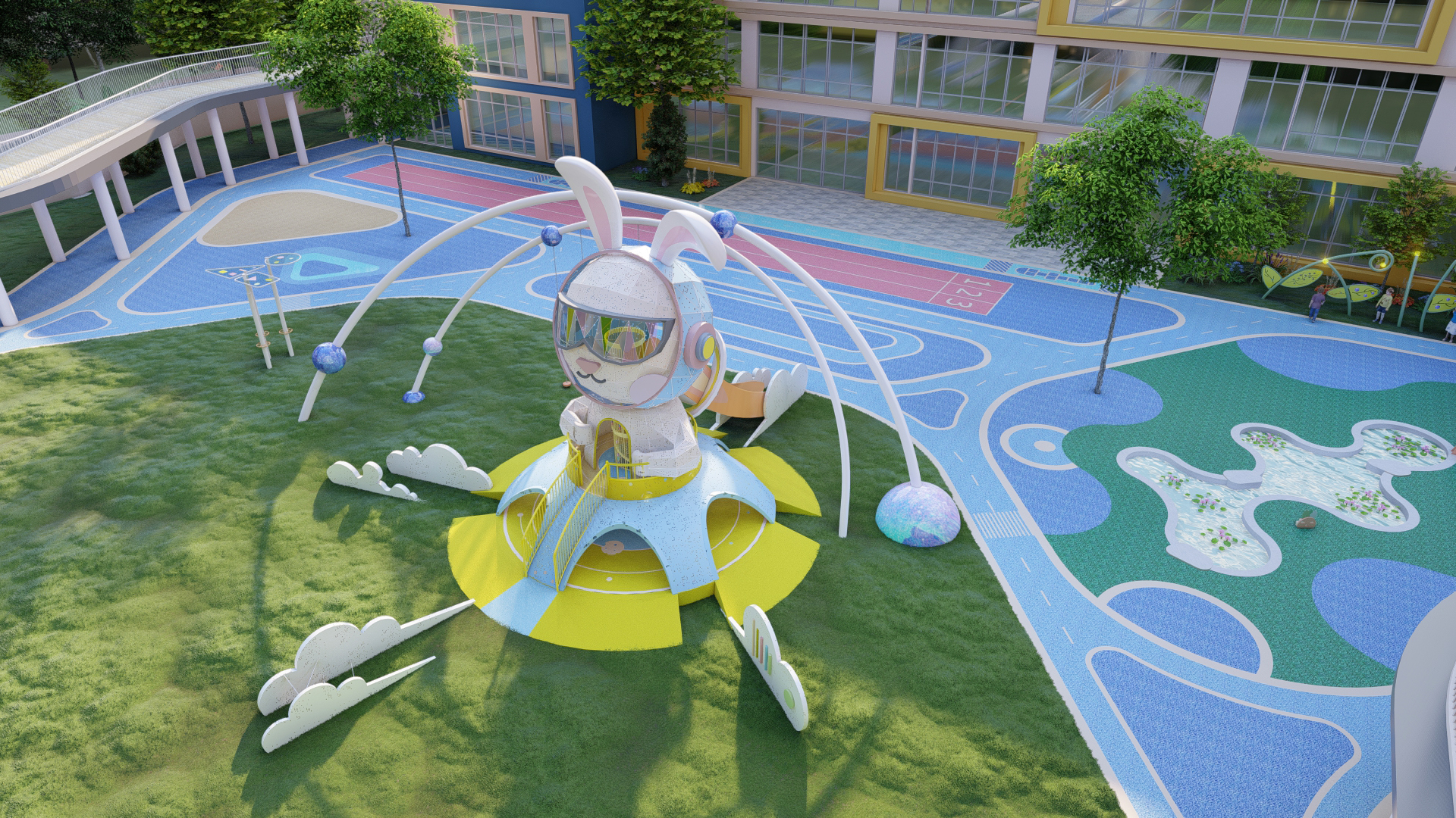 杭州富阳区第六幼儿园游乐设施设计丨中国杭州丨浙江巧迪设计-6