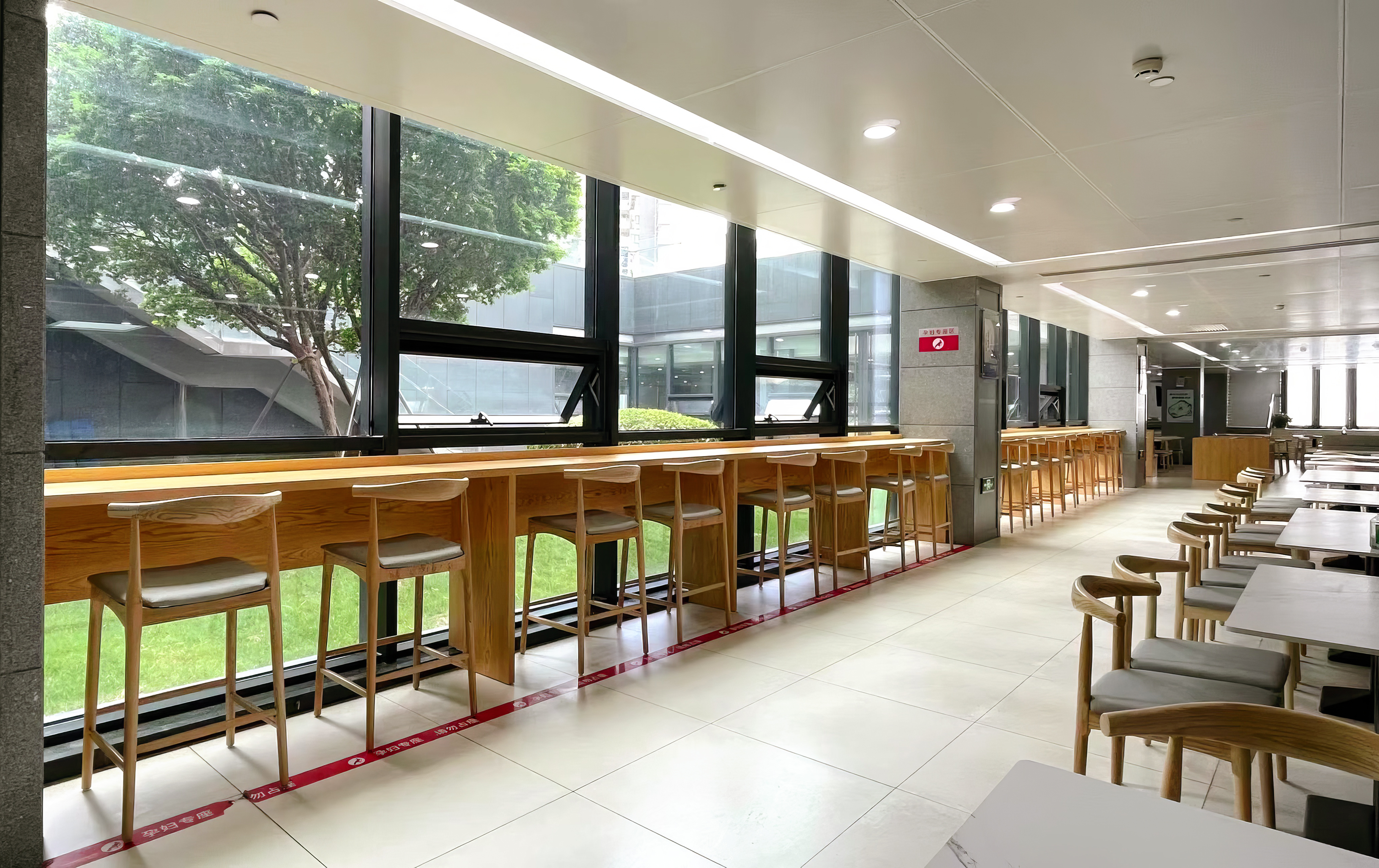 深圳光明政务服务中心公共餐厅 员工食堂丨中国深圳丨aLang设计-14