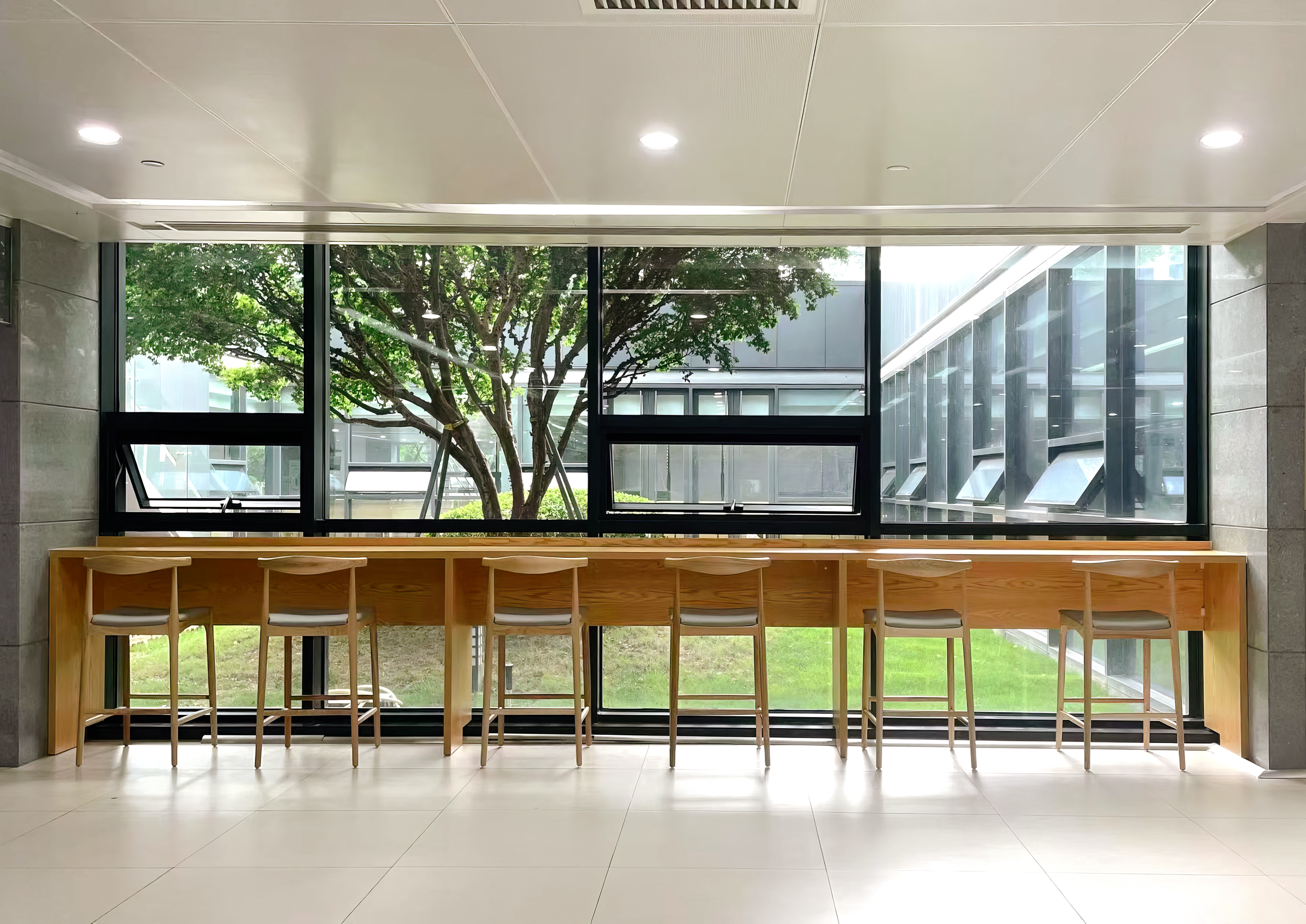 深圳光明政务服务中心公共餐厅 员工食堂丨中国深圳丨aLang设计-11