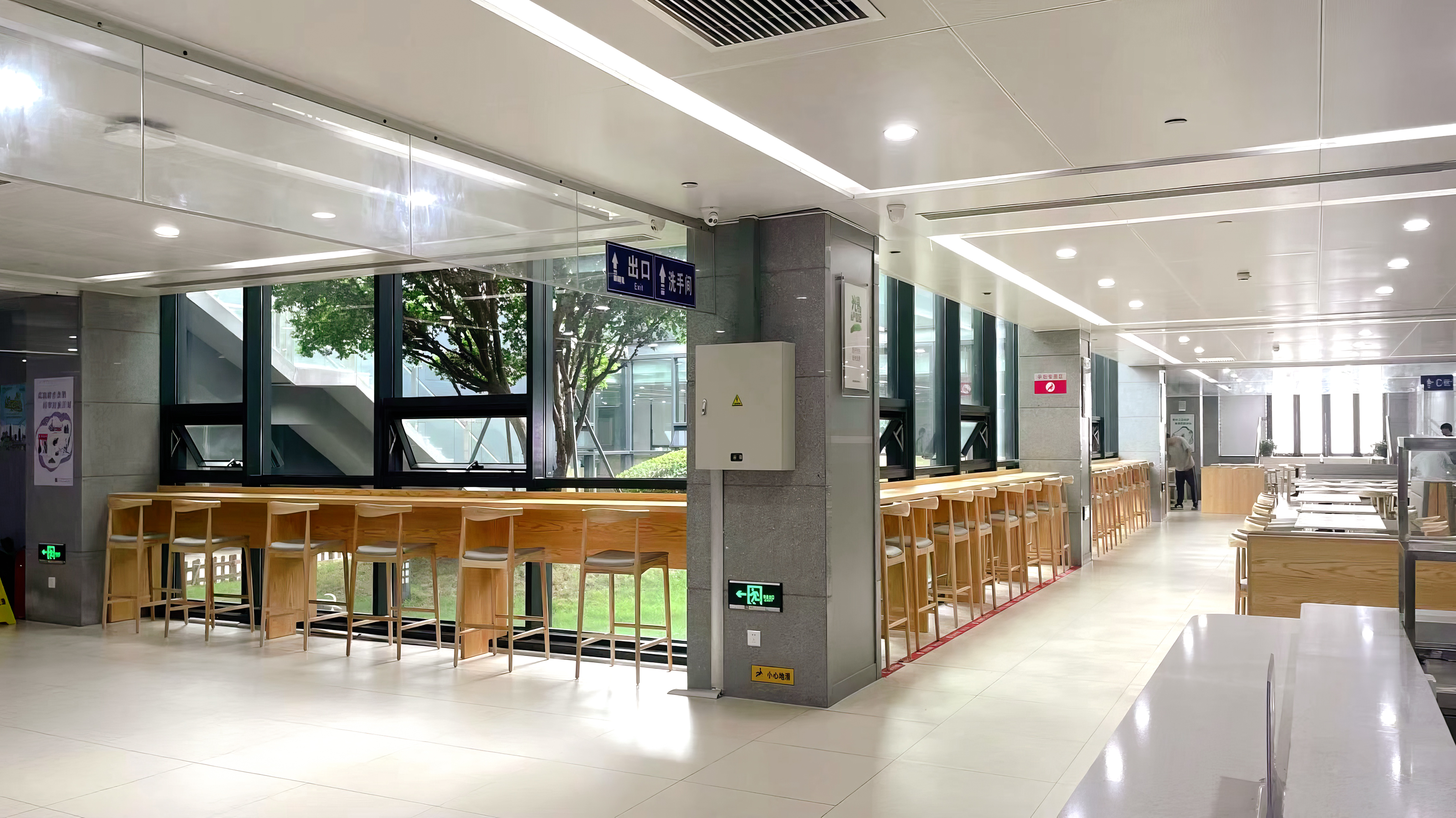 深圳光明政务服务中心公共餐厅 员工食堂丨中国深圳丨aLang设计-12