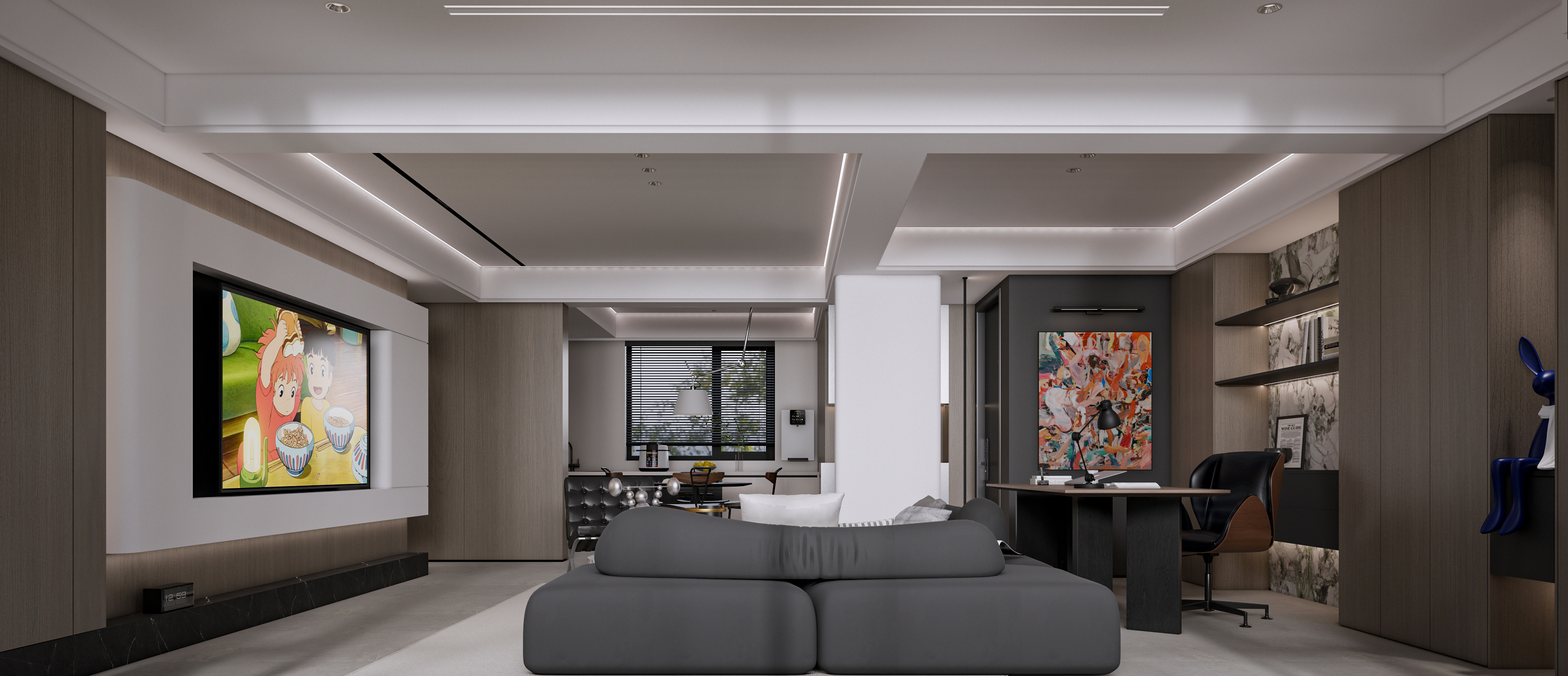 客餐厅丨中国抚州丨井外设计-1