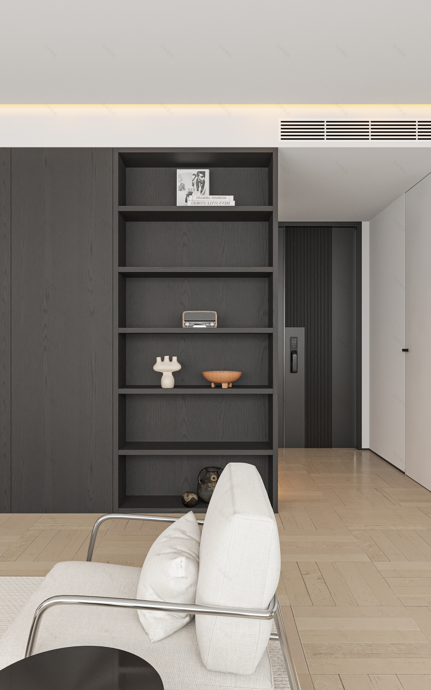 上海海伦堡·玖悦源筑137m²现代简约平层丨中国上海丨乃舍设计-13