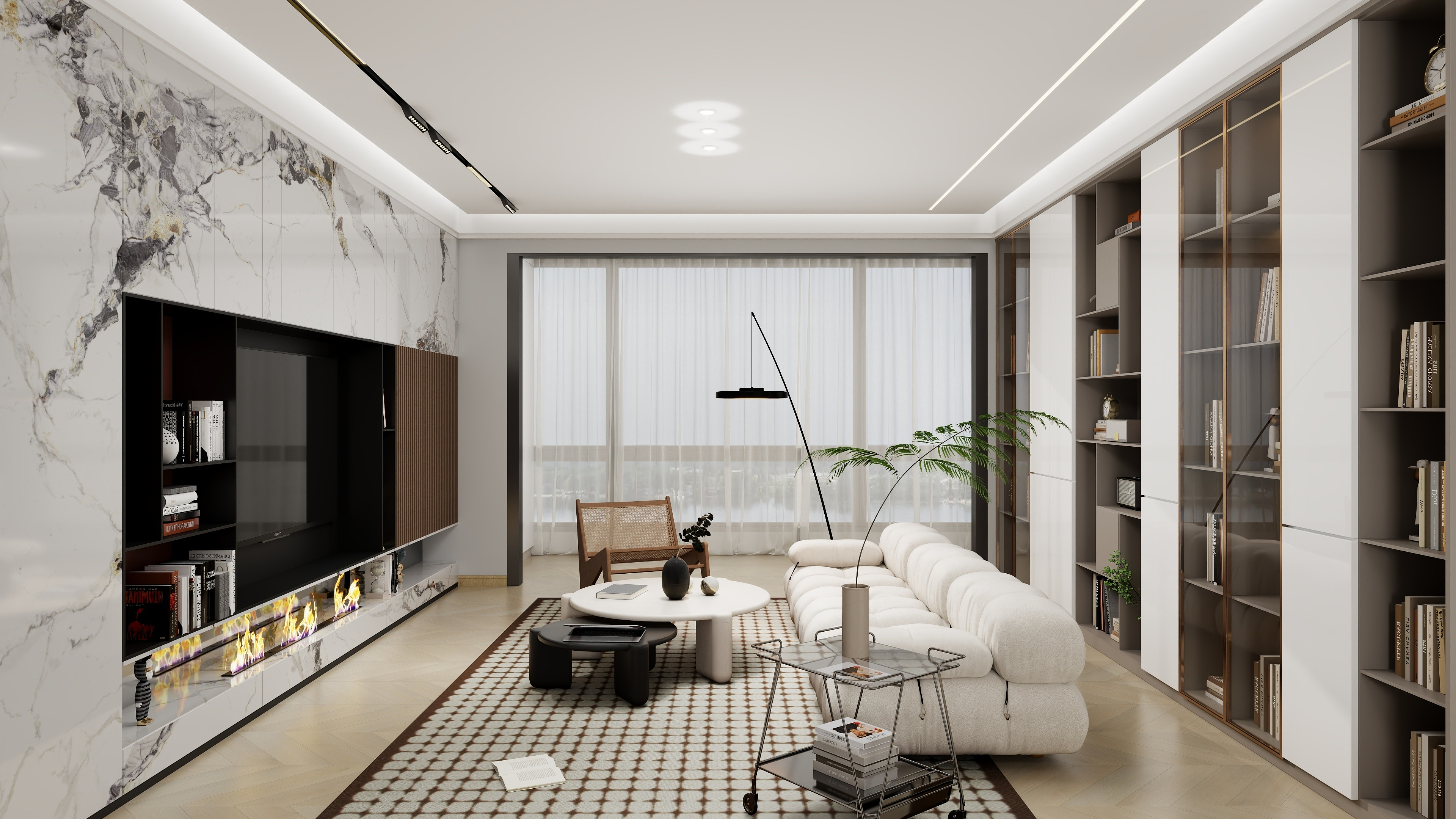 120m² 奶油风丨中国廊坊丨闫琛-0