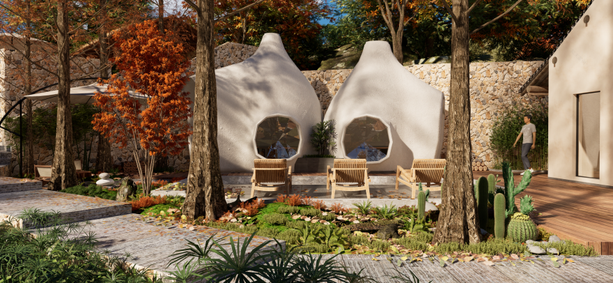 融合室内外空间的餐厅设计丨中国昆明丨地表温度Design工作室-4