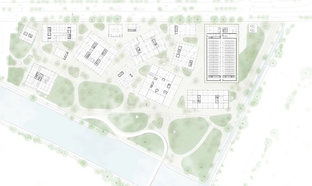 柏林“The HUB"施潘道商务园区城市设计竞赛一等奖丨德国丨Rehwaldt 雷瓦德 + E2A-1