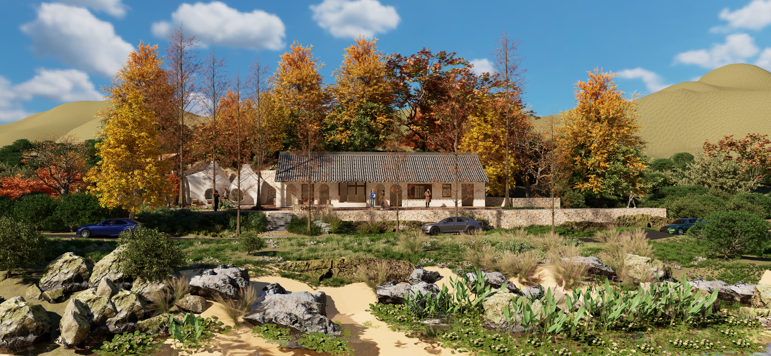 融合室内外空间的餐厅设计丨中国昆明丨地表温度Design工作室-8