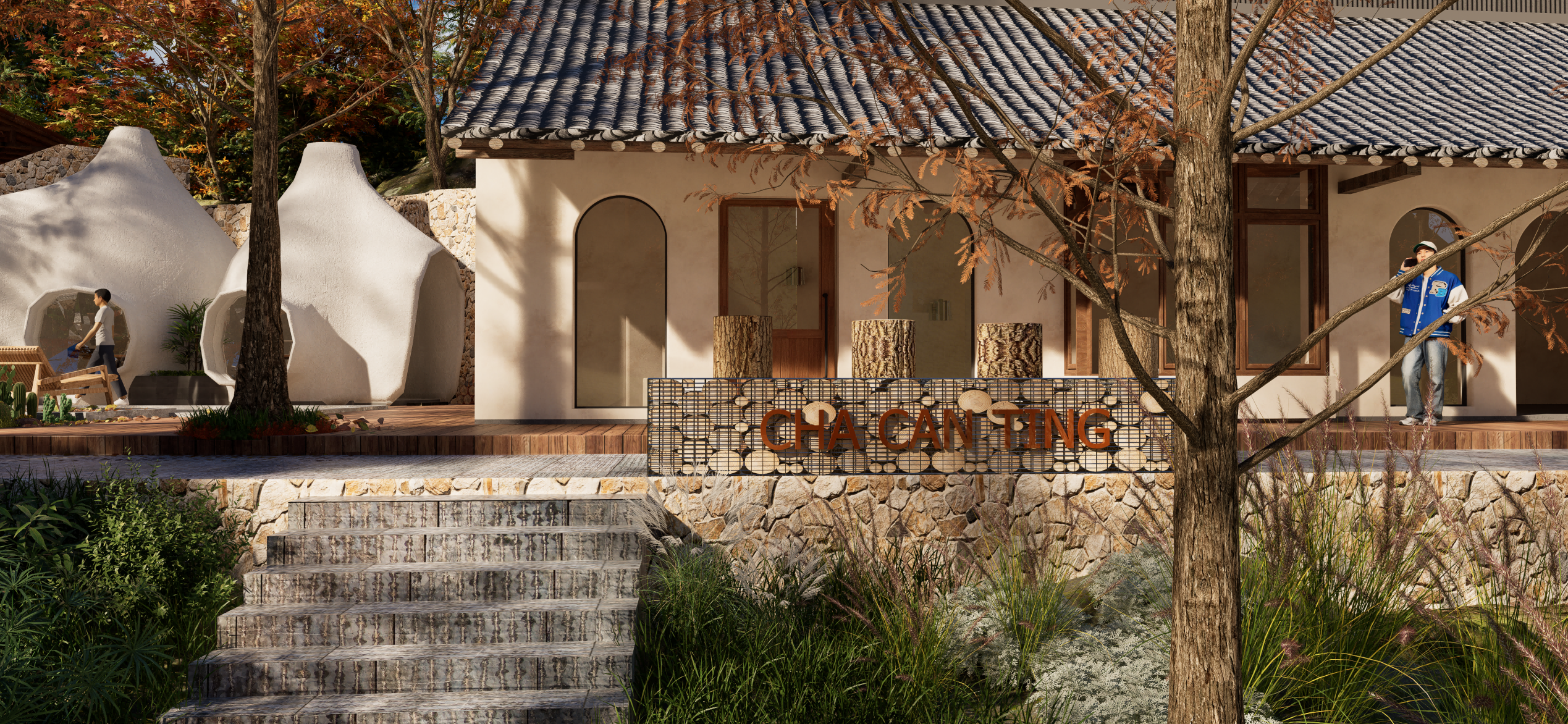 融合室内外空间的餐厅设计丨中国昆明丨地表温度Design工作室-7