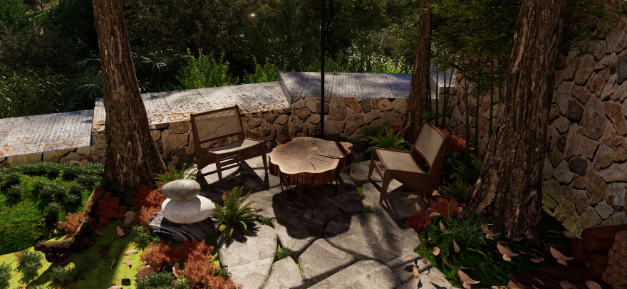 融合室内外空间的餐厅设计丨中国昆明丨地表温度Design工作室-15