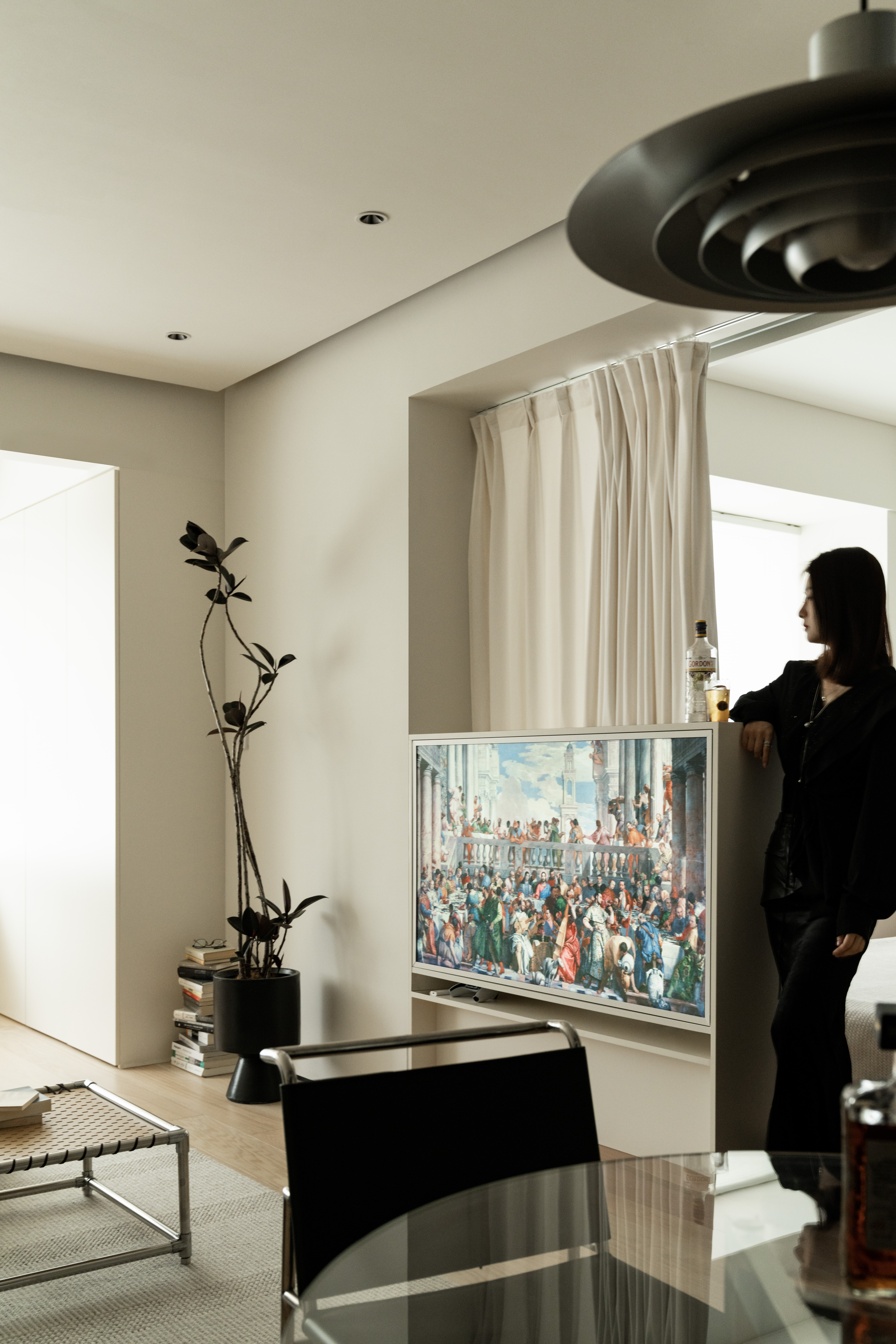 “业余”调酒师的48㎡开放空间丨中国广州丨郑西西-37