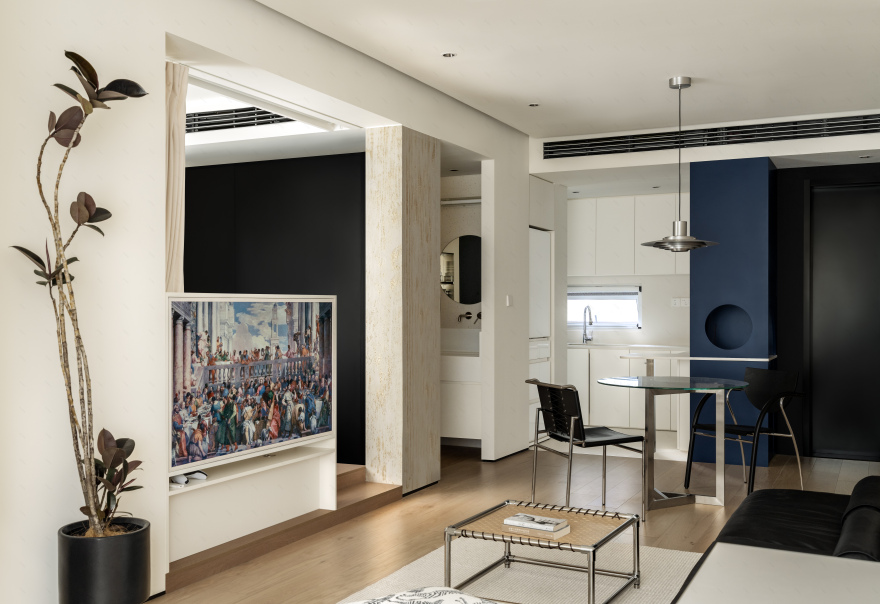 “业余”调酒师的48㎡开放空间丨中国广州丨郑西西-5