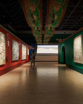 “丝路情·飞天梦”敦煌壁画艺术精品公益巡展走进贵州丨中国遵义丨夫子造设计机构