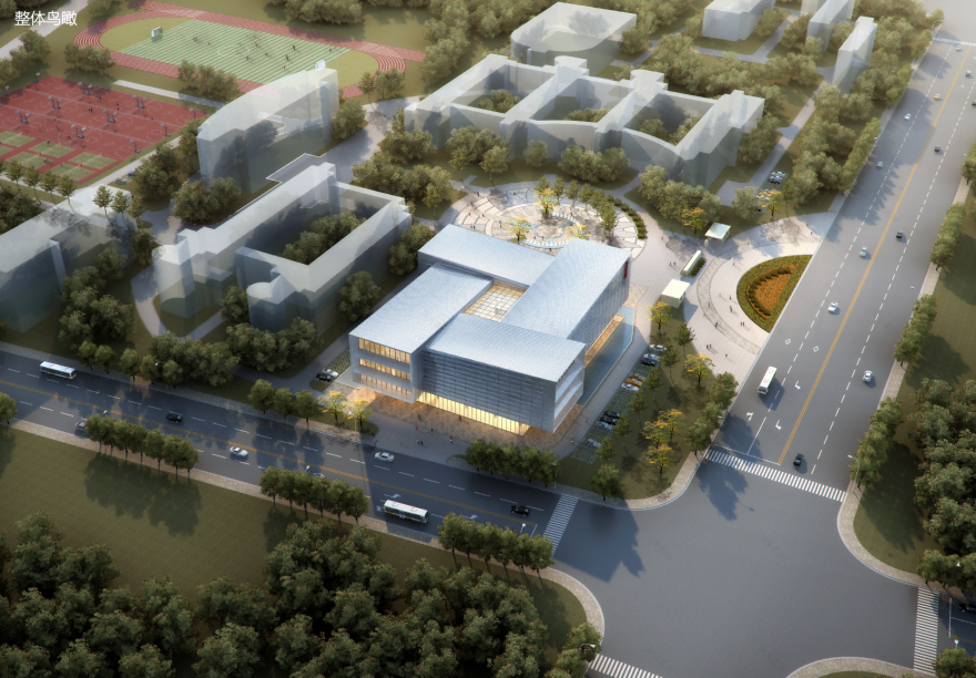 四方汇聚,双龙城峰——城峰中学体艺馆建筑创作丨中国台州丨之易建筑设计咨询(杭州)有限公司-28