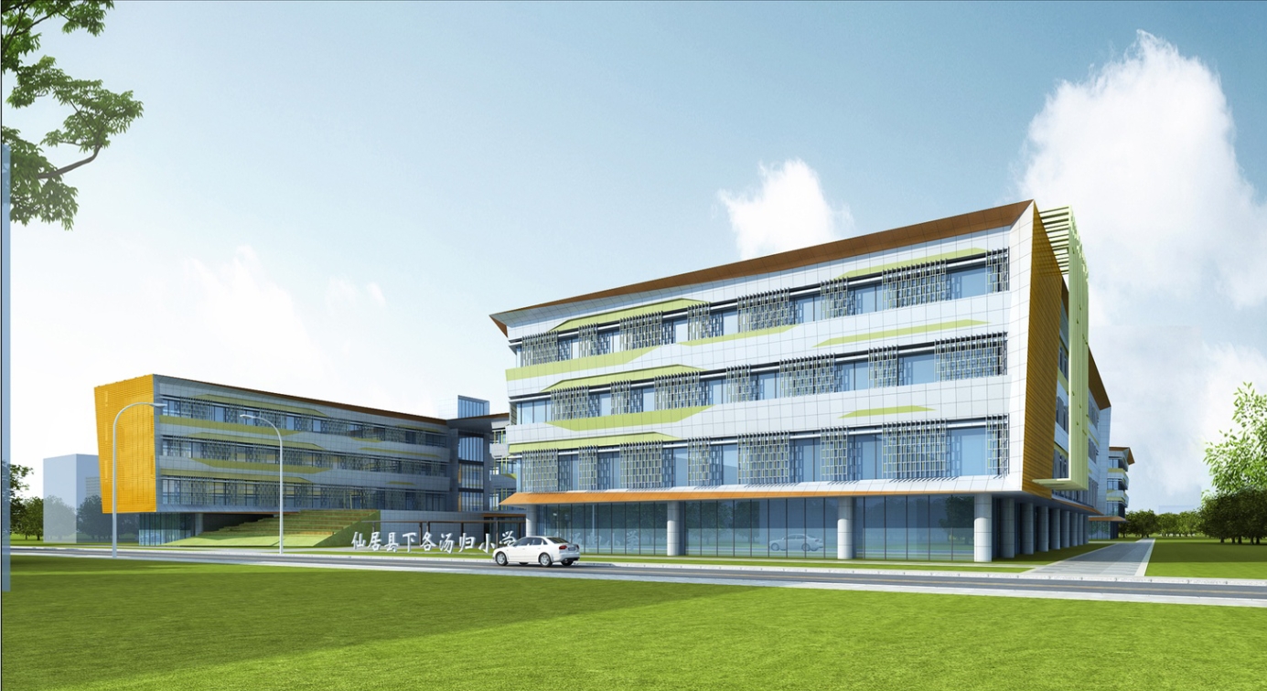 手勾手,心连心,家校共育——仙居汤归小学建筑创作丨中国台州丨之易建筑设计咨询(杭州)有限公司-19