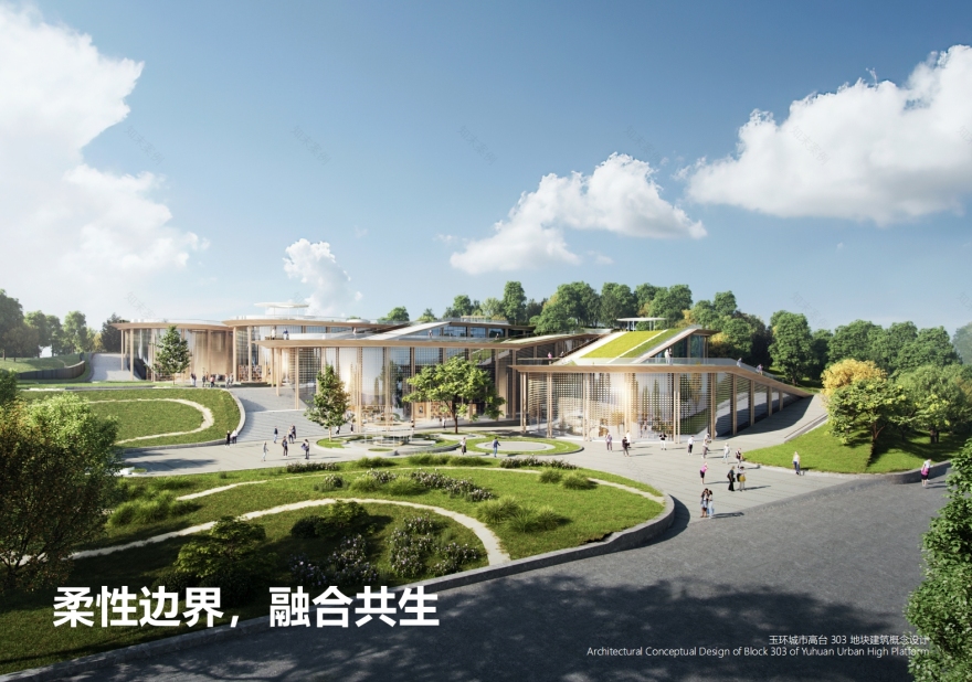 鳌龙鱼灯,流动大地—玉环城市高台概念方案丨中国台州丨之易建筑设计咨询(杭州)有限公司-17