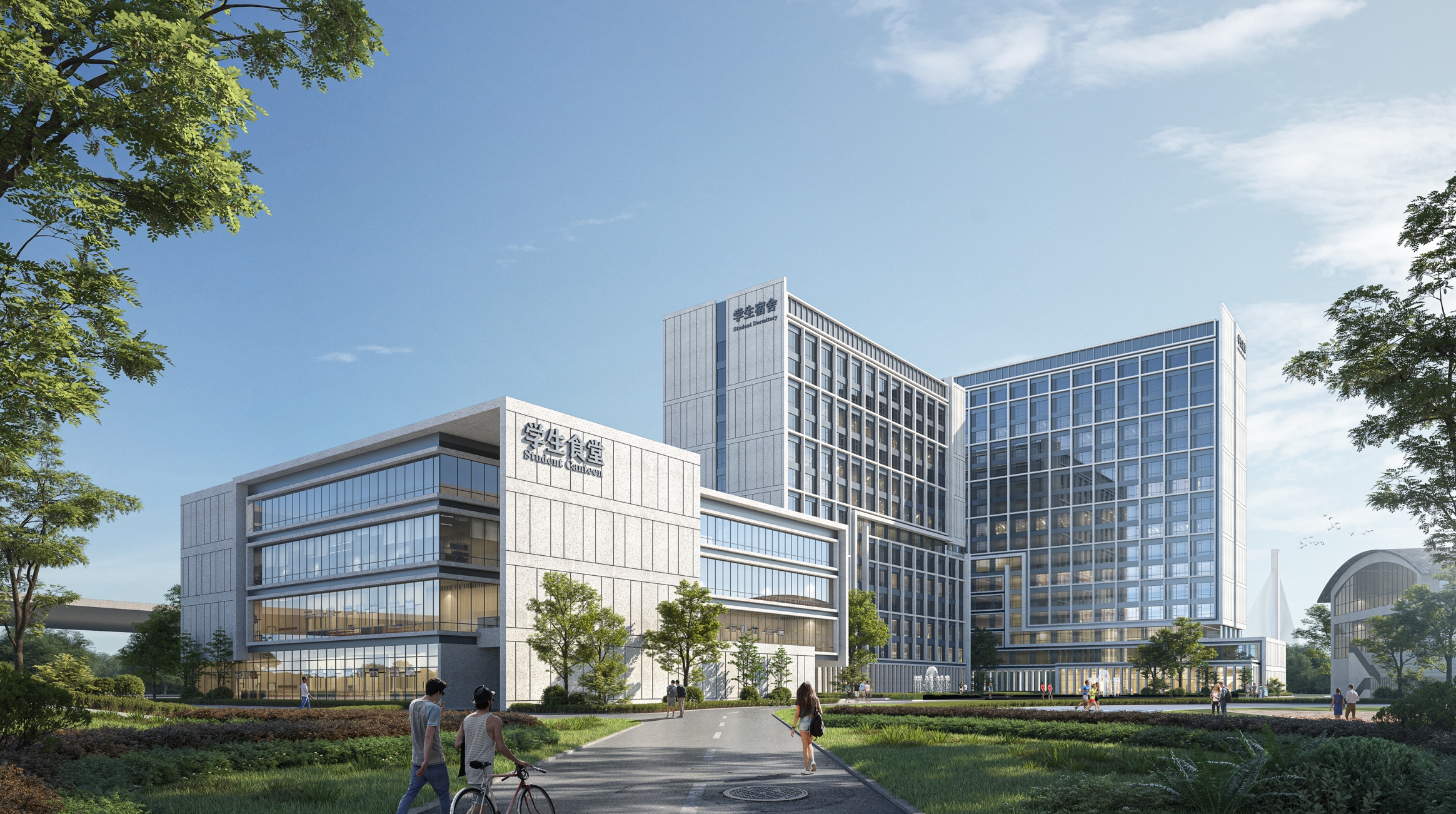 城市魔方,榫卯共融—浙江财经大学学生生活组团(二期)丨中国杭州丨之易建筑设计咨询(杭州)有限公司-26